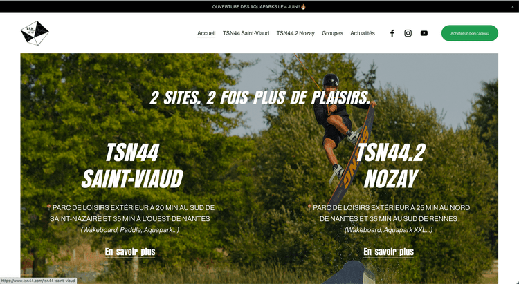 TSN44&nbsp;: refonte de site vitrine, Nozay, par l'agence web ANFAMA Consulting