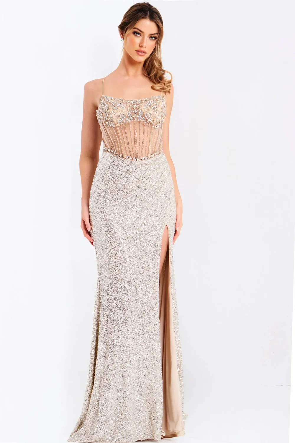 dress with high side slits Jovani - 46714 main image 0