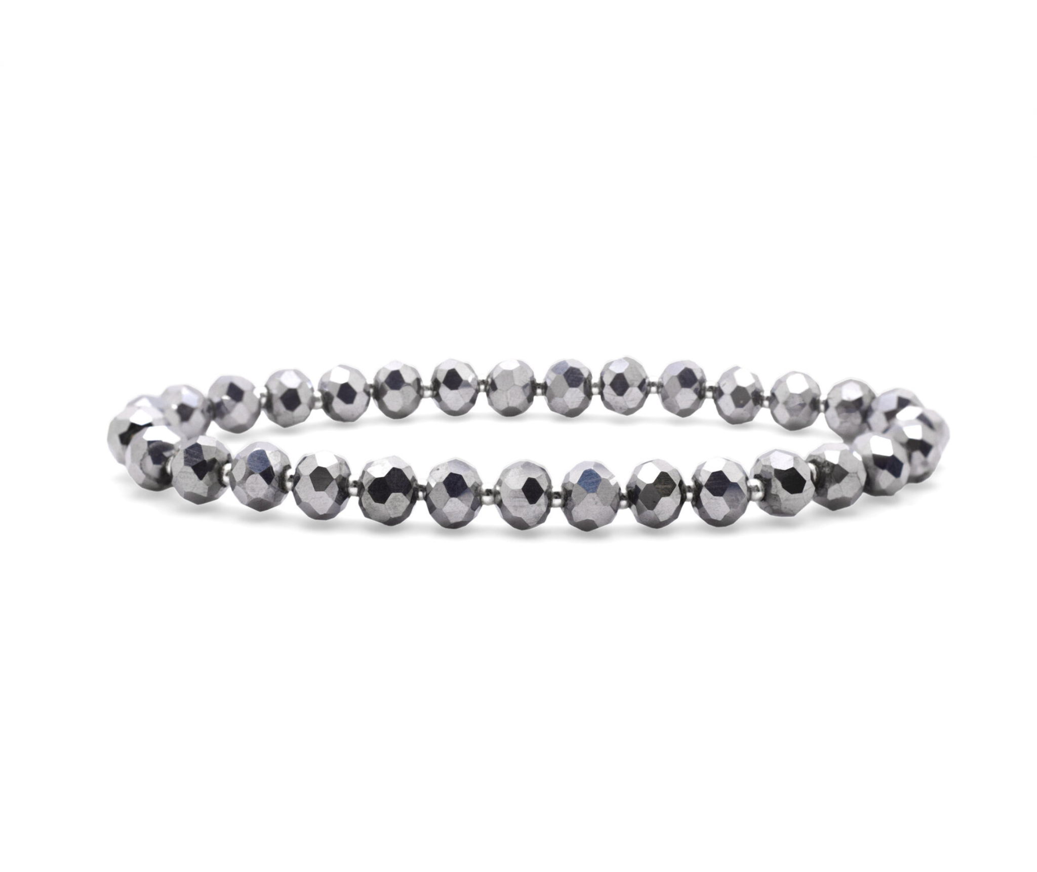 Miss Em Silver Beaded Bracelet - Style A