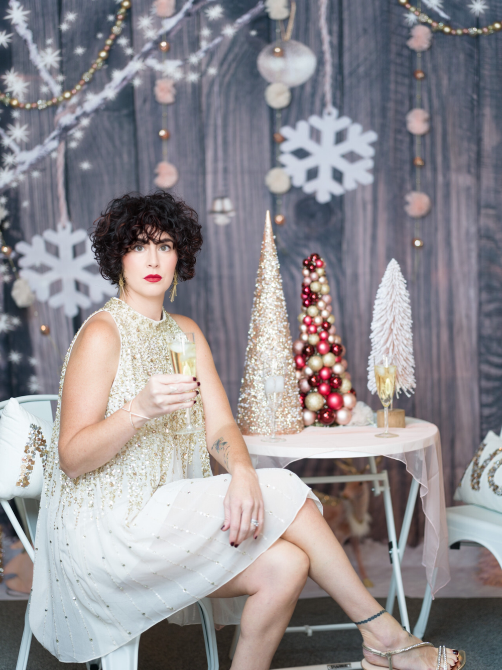 sequin trapeze dress Prima Sequin Tulle Trapeze Mini Dress