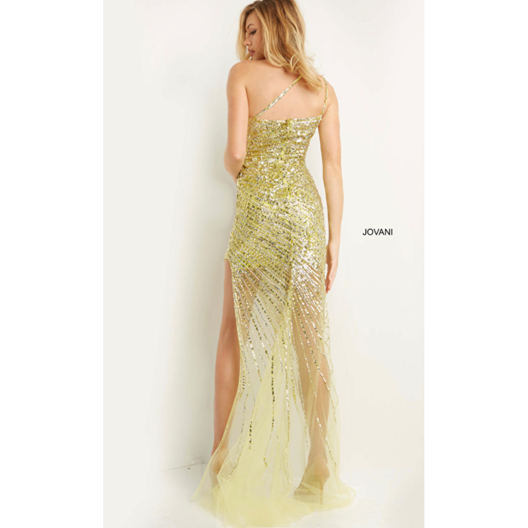 green emerald velvet dress Jovani 46844 Long Prom Dress White/Gold/Silver / 2