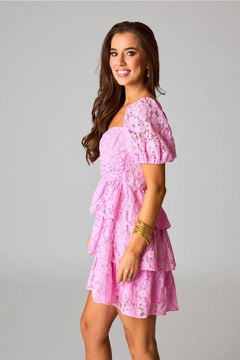 Conner Frosting Dress Pink