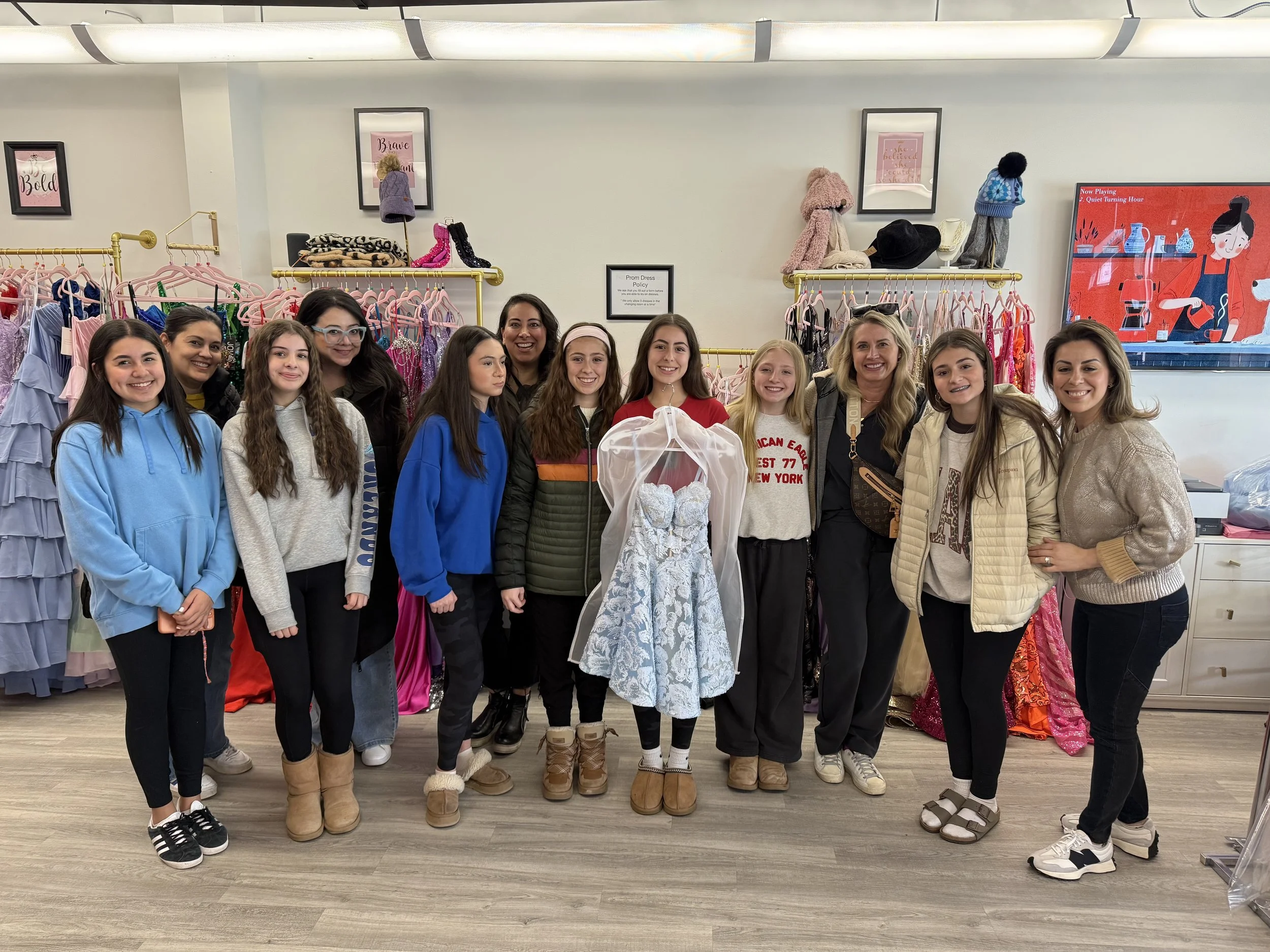 quinceañera shopping!