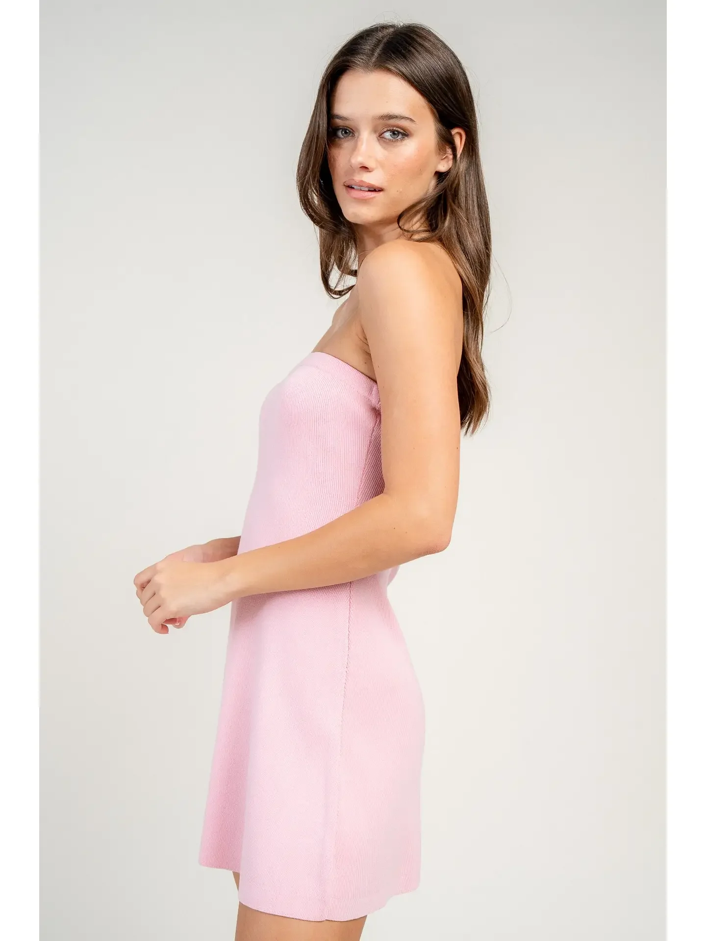 Privy Strapless Dress pink.webp
