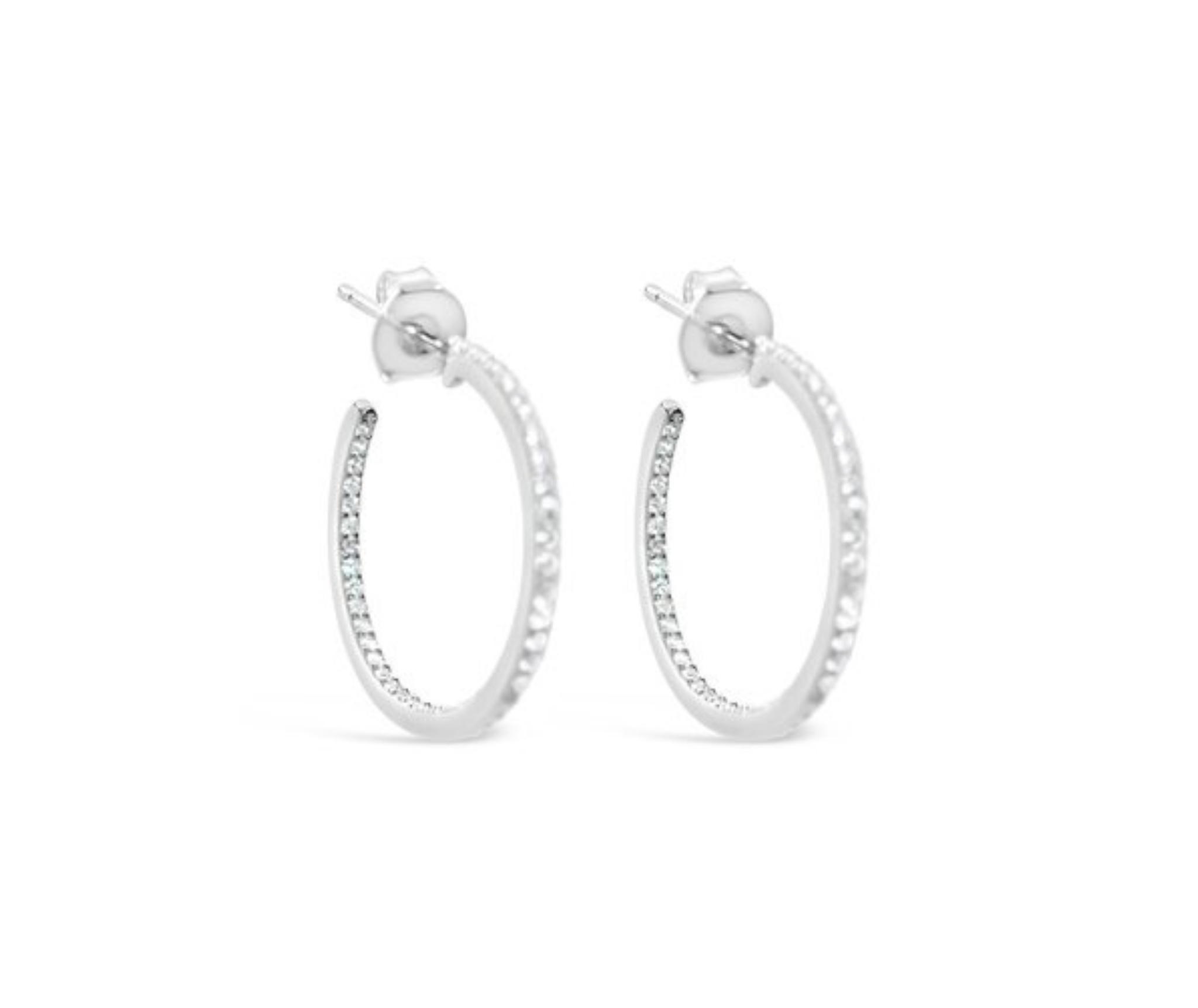 Inside Out Hoop - Clear CZ.png