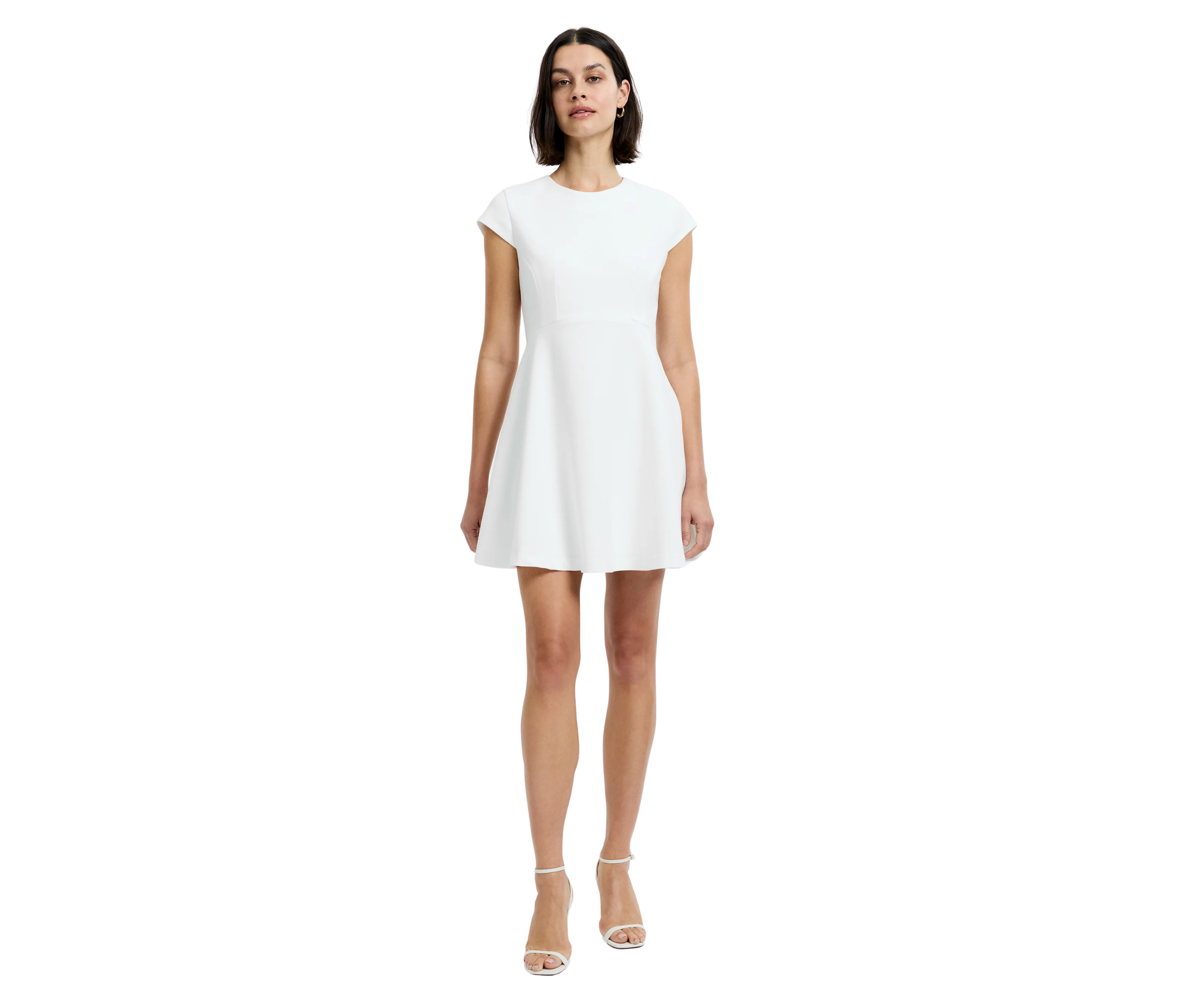 FC Whisper Cap Sleeves Dress White.png