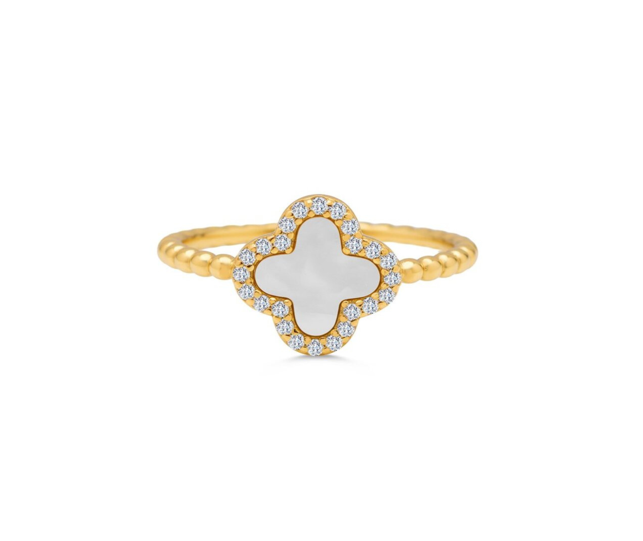 Stia It FITS! - MOP Clover Ring