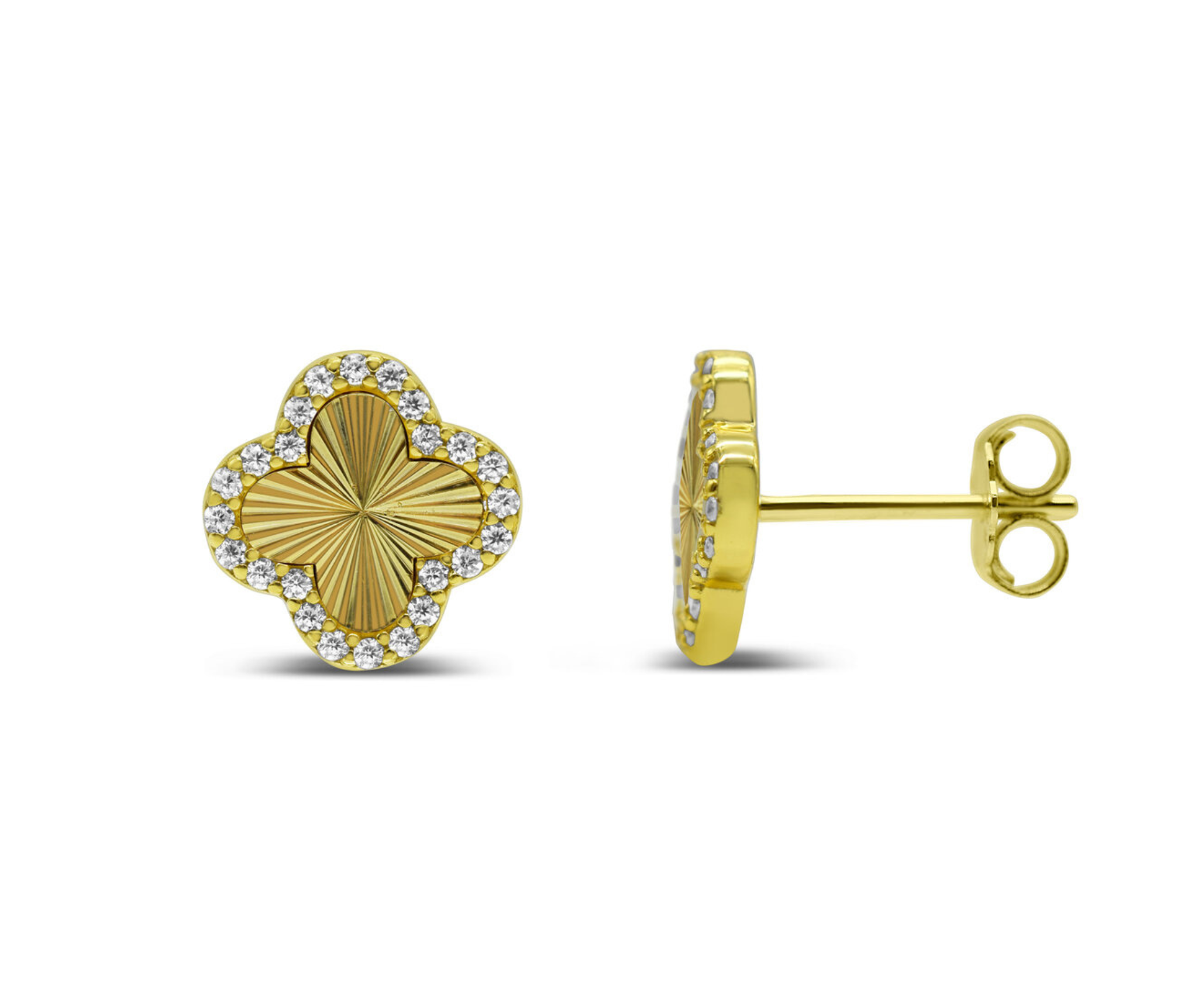 Radiant Clover Stud Earring.png