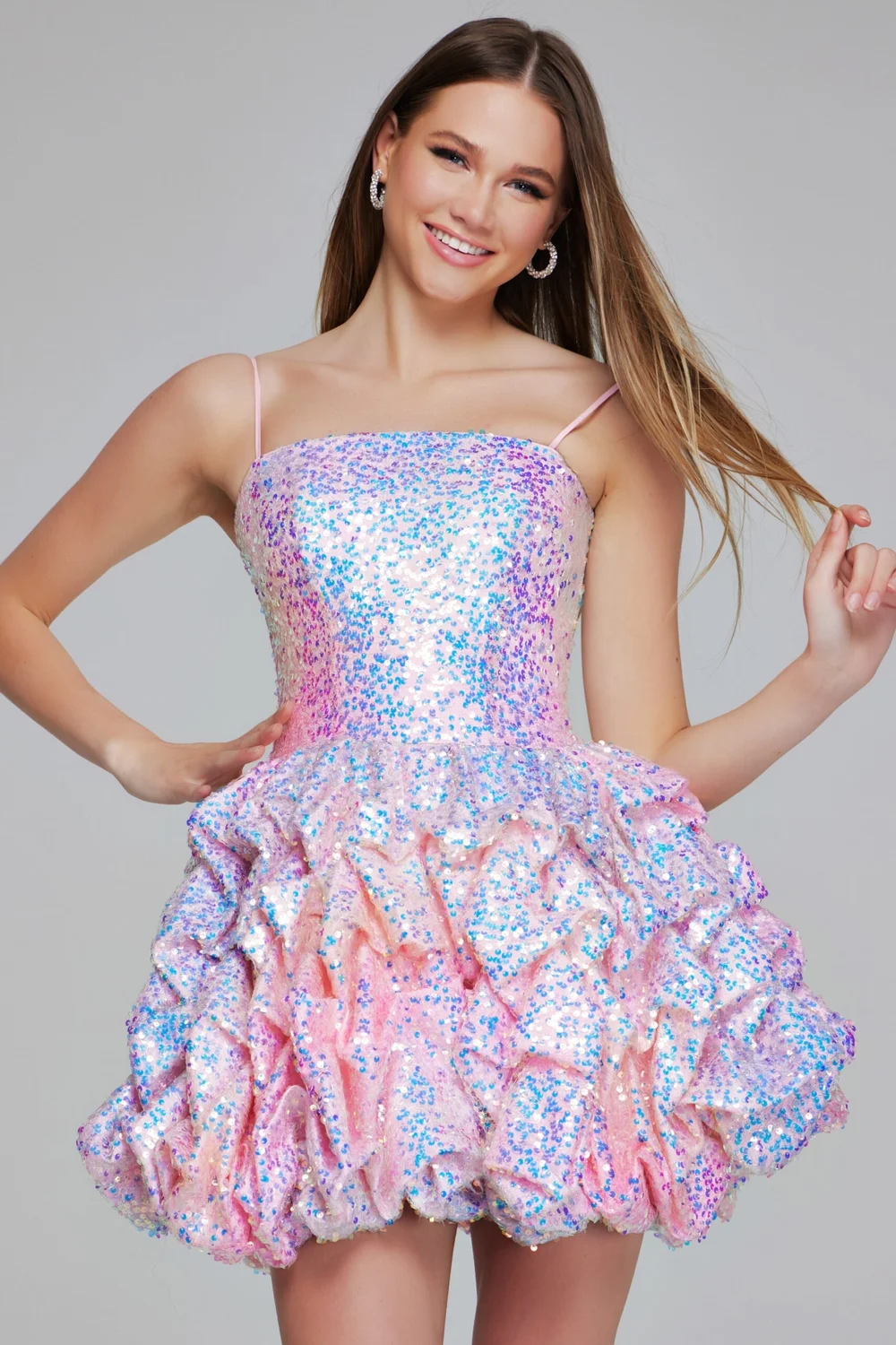 sequin dress for girls Sequin Ruffle Sleeve Tutu Girls Dress – Kid's Dream