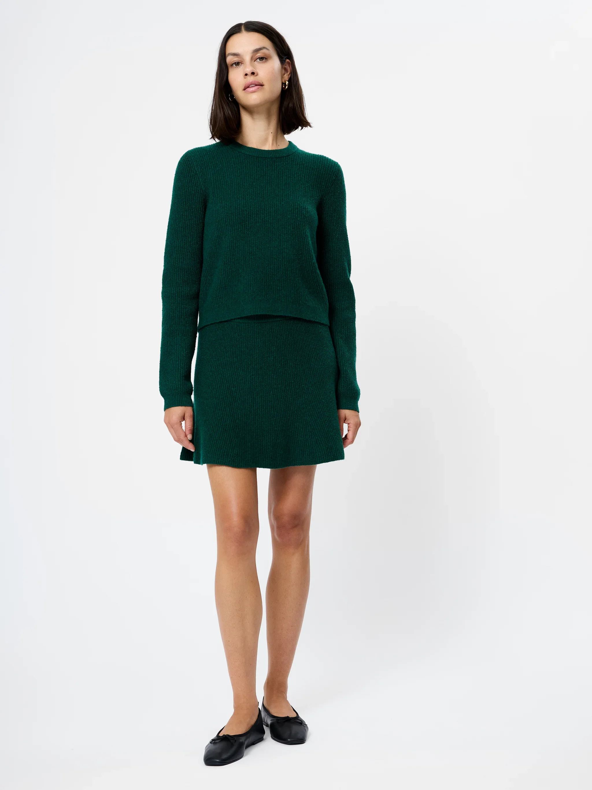 FC Vhari Knit Mini Skirt Evergreen