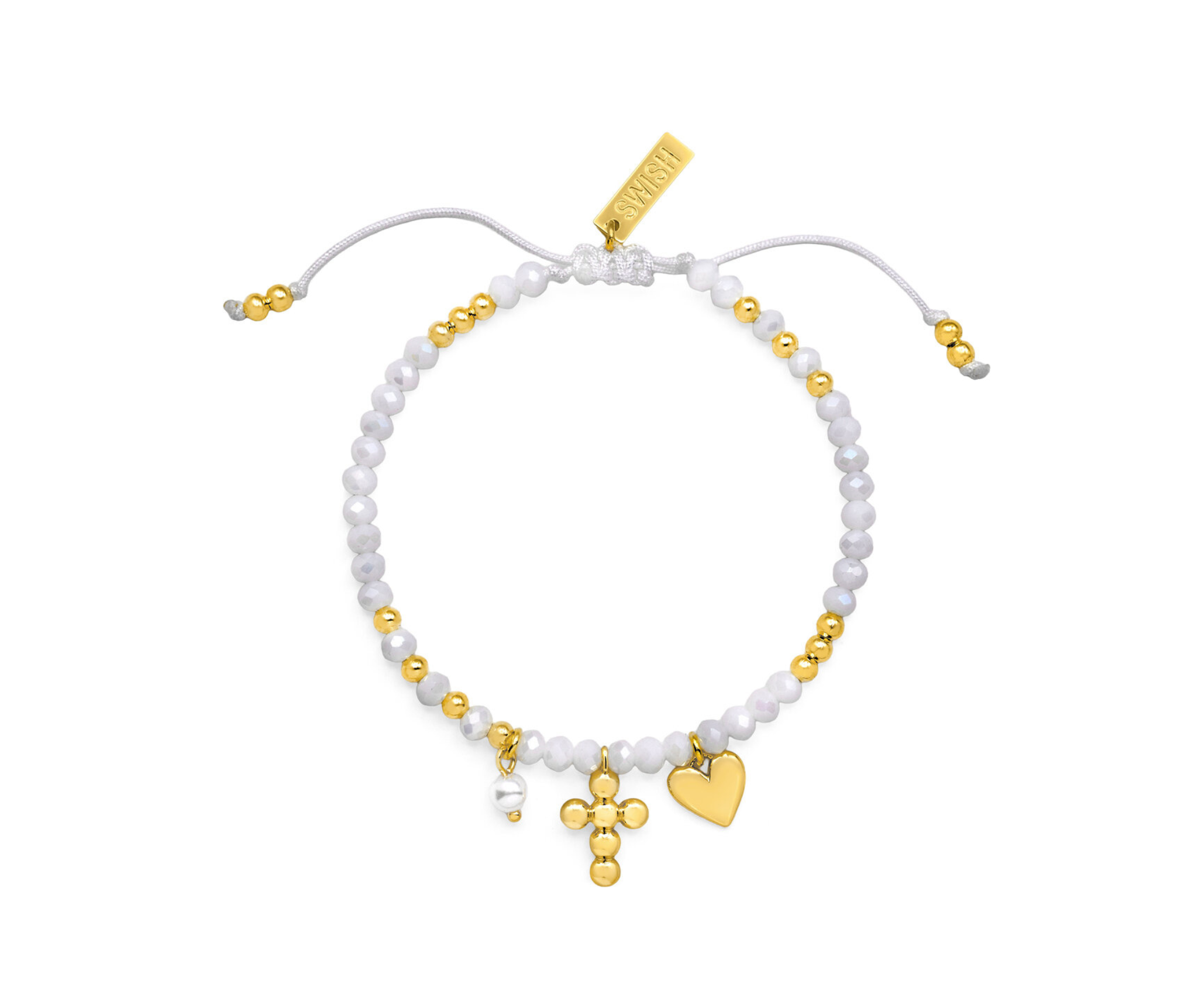 Swish Beaded Bracelet - Faith