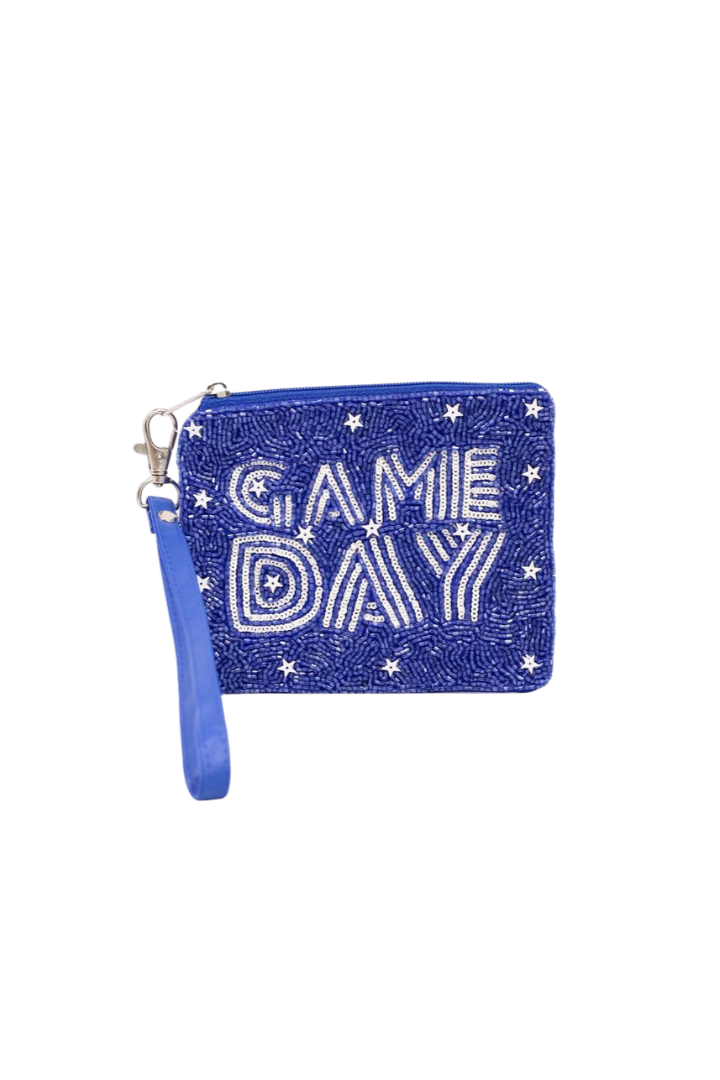Game Day Star Wristlet BLUE
