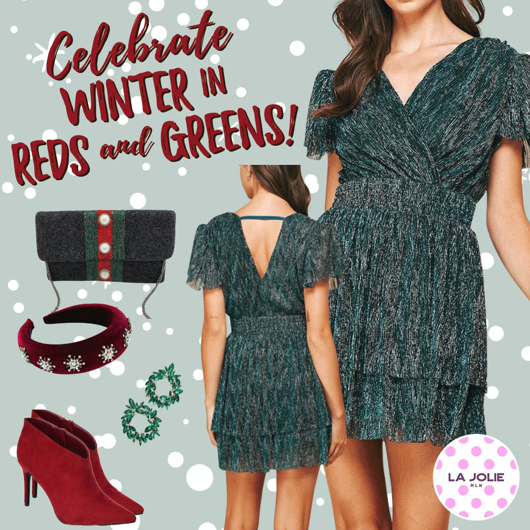 Celebrate Winter in Reds and Greens! — La Jolie MLN