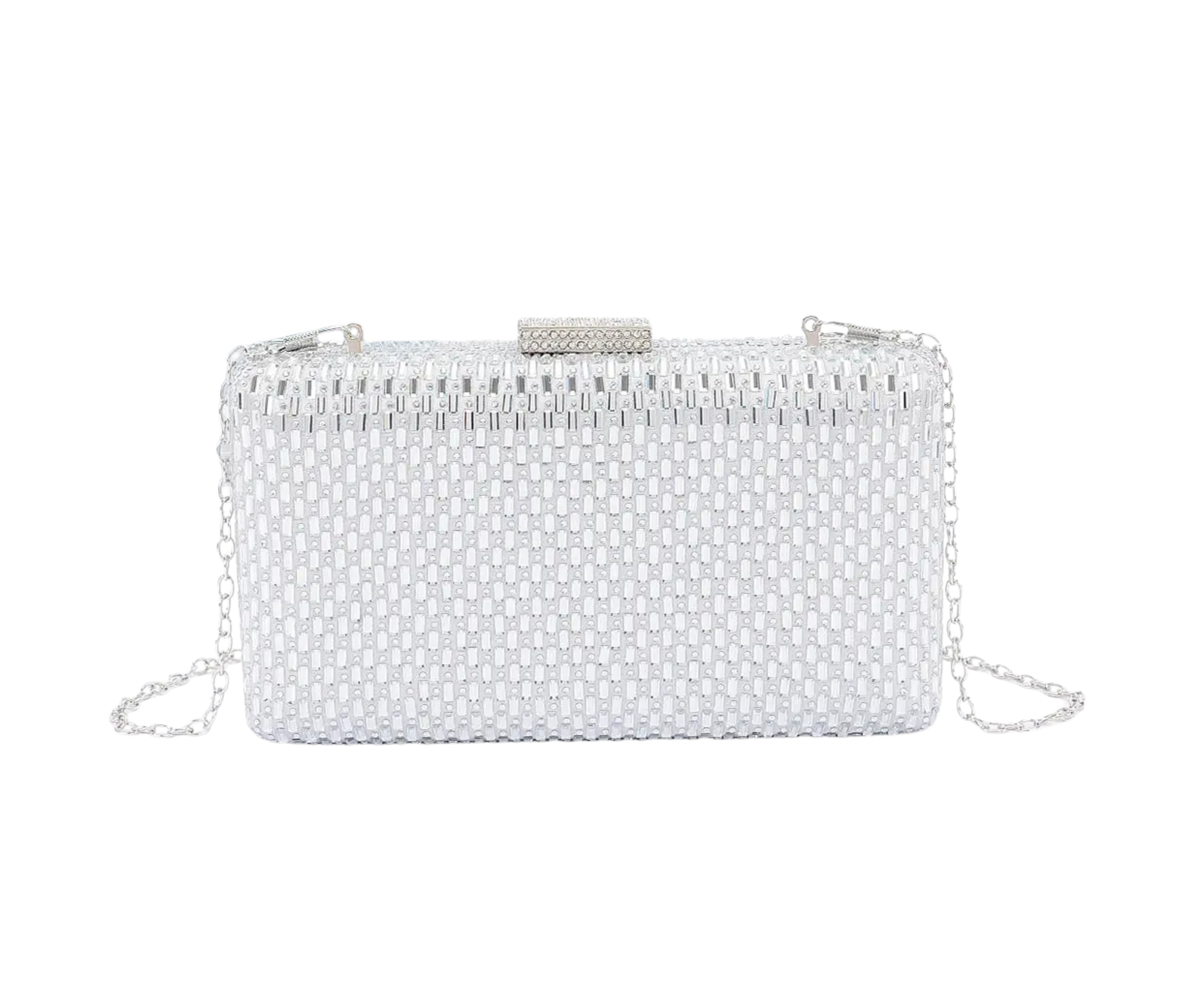 'Glimmer & Chain' Rhinestone Party Clutch - CL