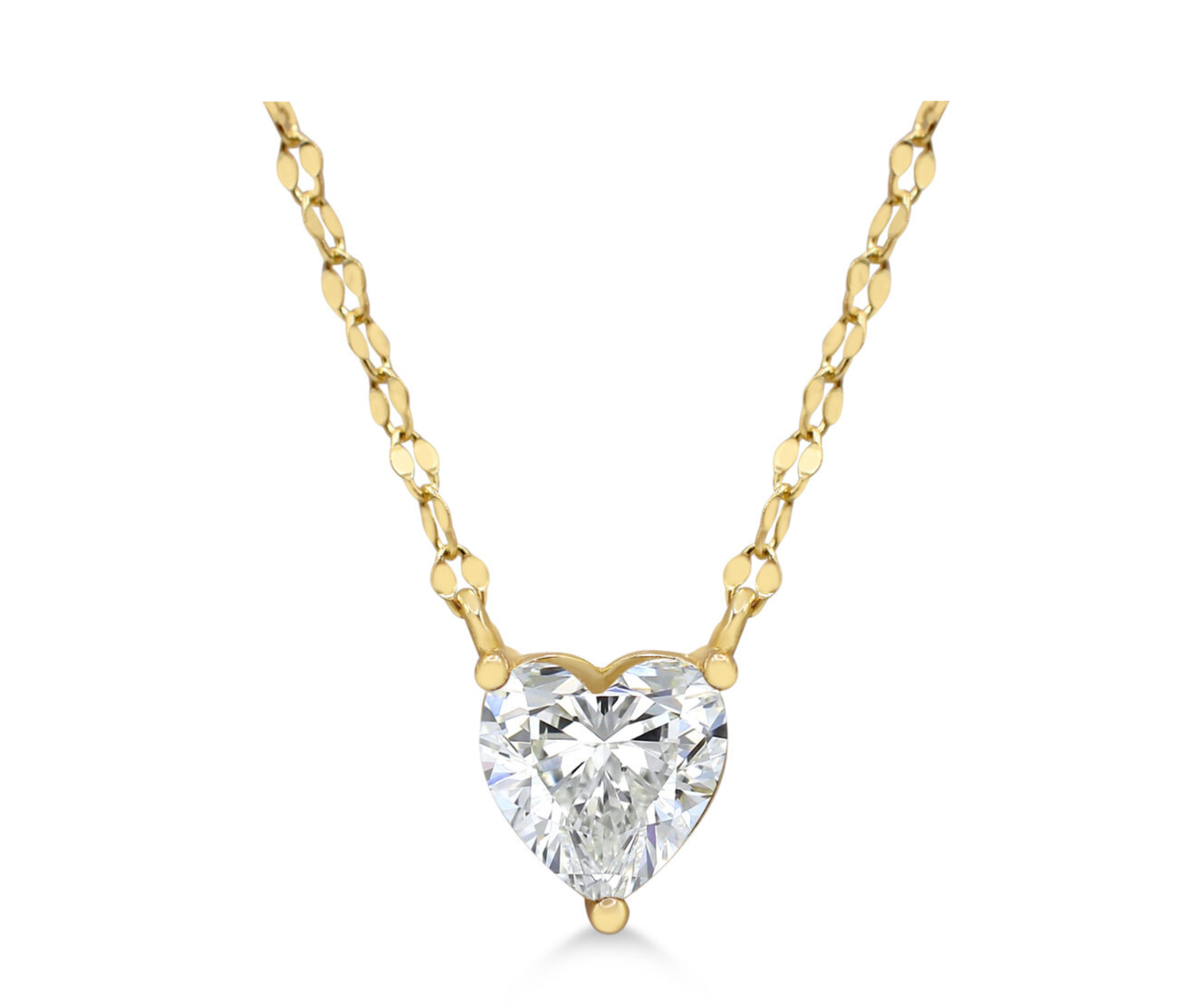 Mirror Mirror (Chain) - Prong CZ Heart.png