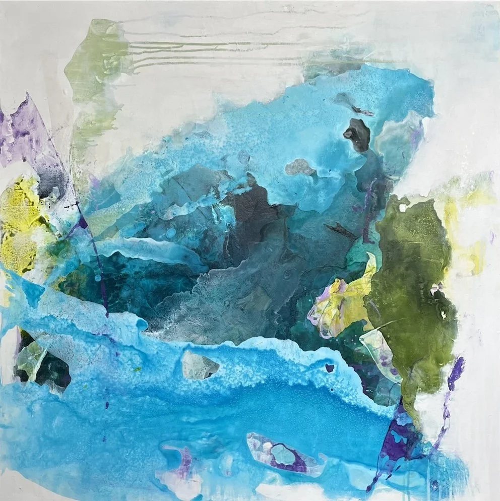 Washed Away | Acrylic Mixed Media on Canvas | 36 x 36