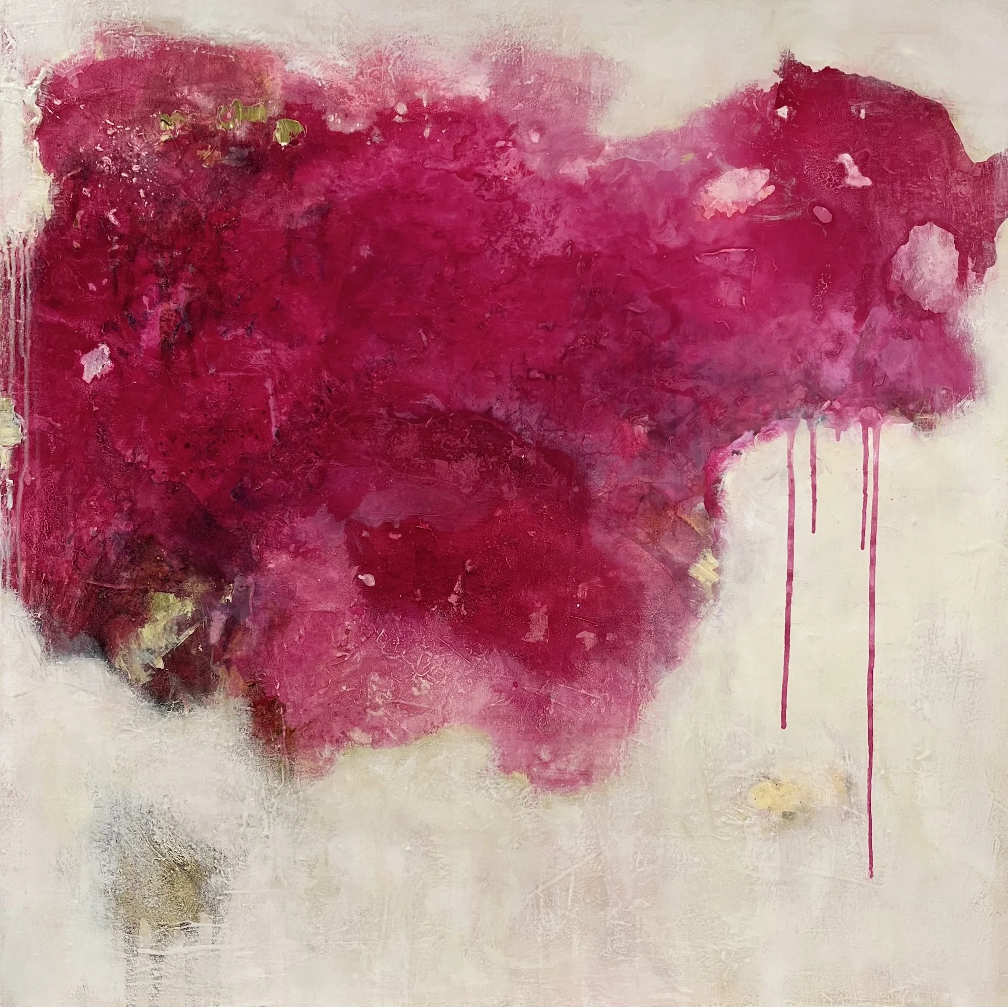 Cotton Candy | Acrylic Mixed Media on Canvas | 36 x 36