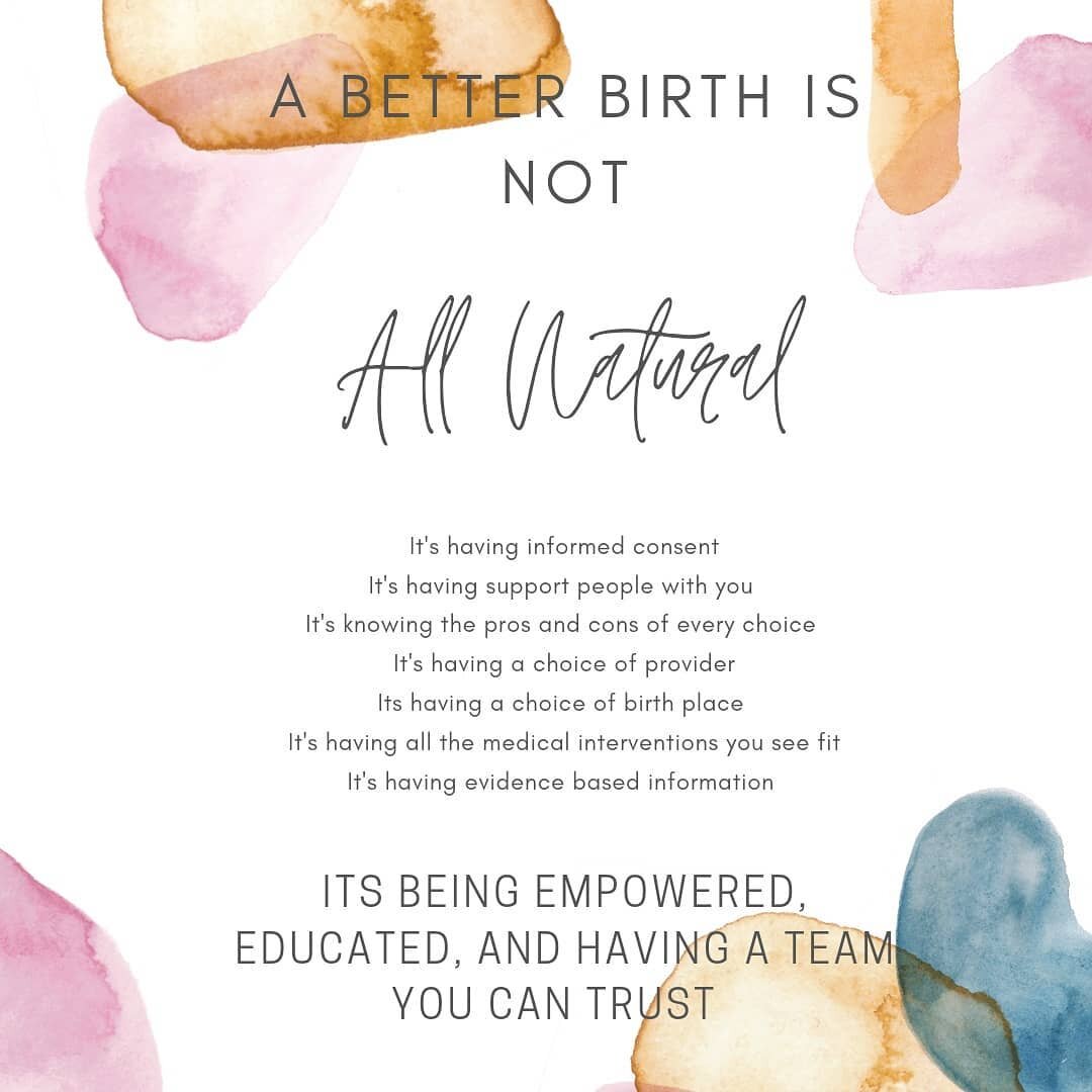 Some people think that a Doula is for those who want a natural home birth, and that is just not the case! 
A birth where YOU are at the center of care is what your Doula wants for you. 
Your Doula is there to be YOUR person. No judgment for how ever 