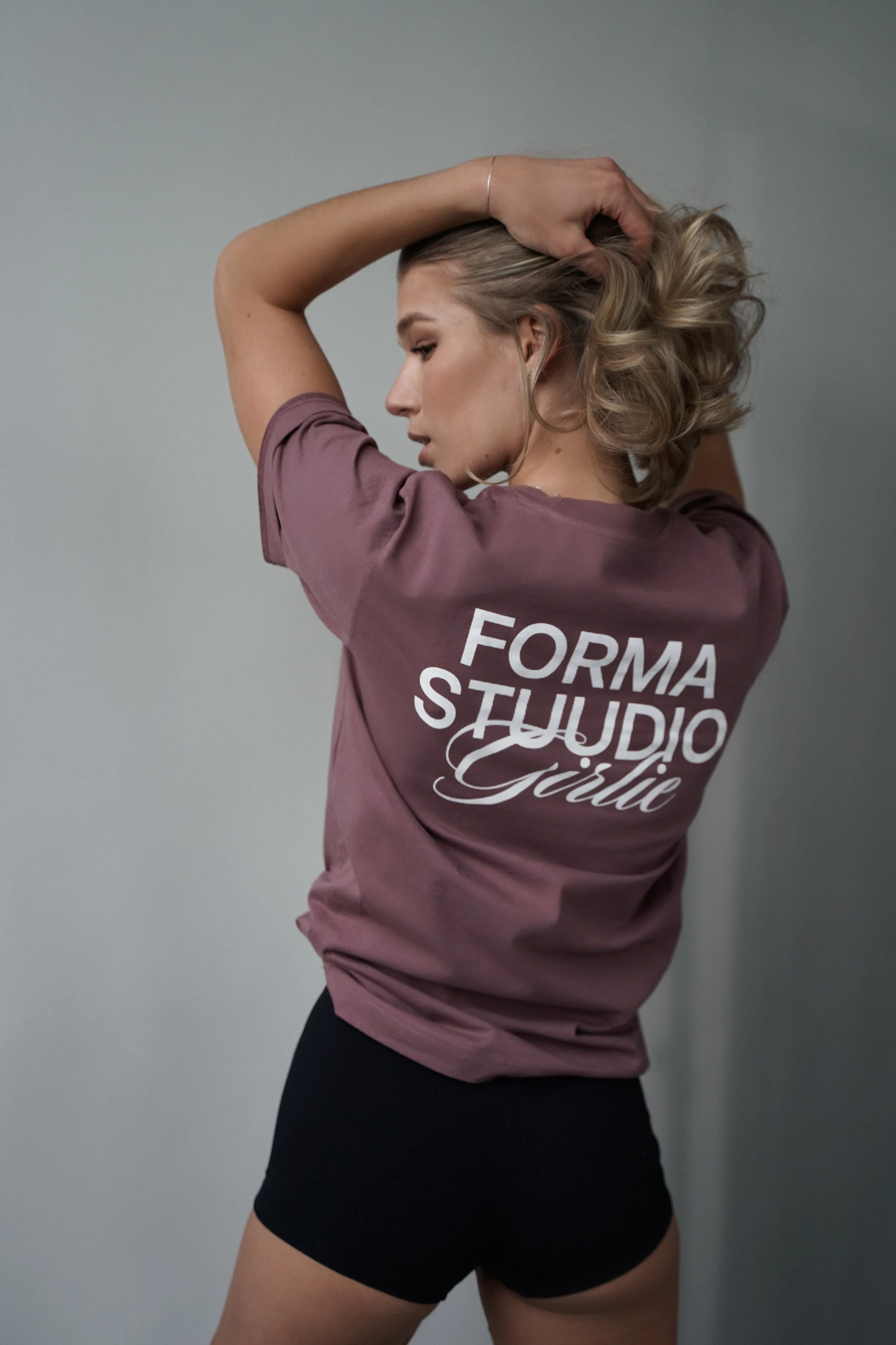 Forma Stuudio Girlie T-Shirt - Kaffa Coffee/White