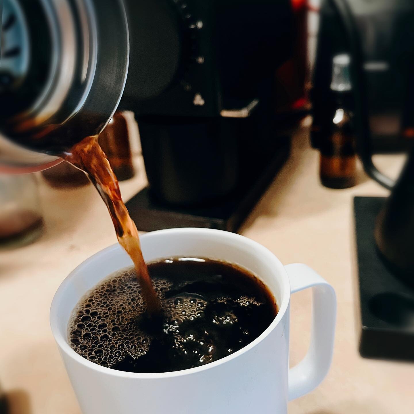 Decided to skip the gym this morning and enjoy the rainy day from home. So, from my Carter travel mug to my Ember home mug the coffee goes. Enjoy the day.