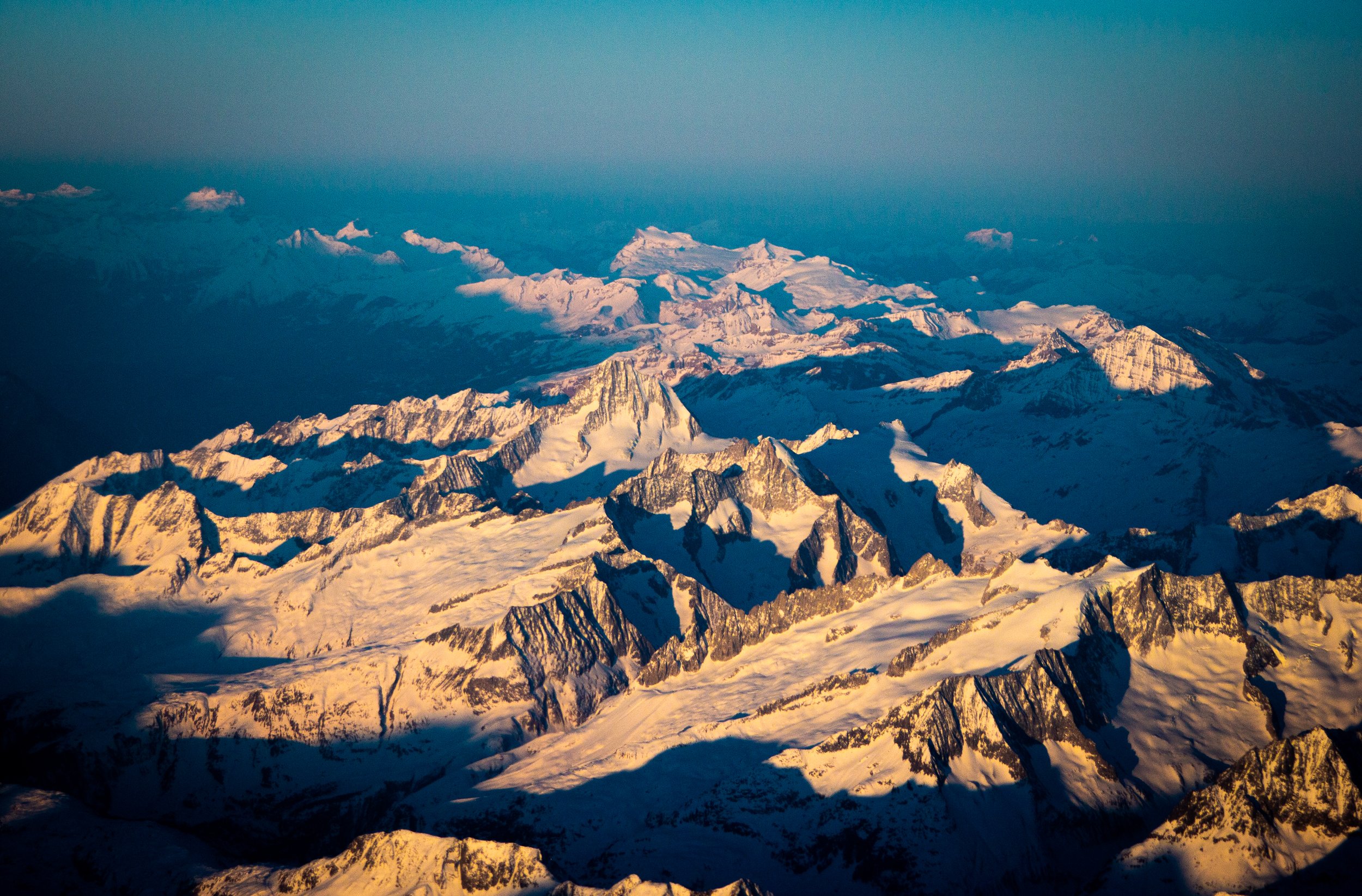 Sunrise over Alps