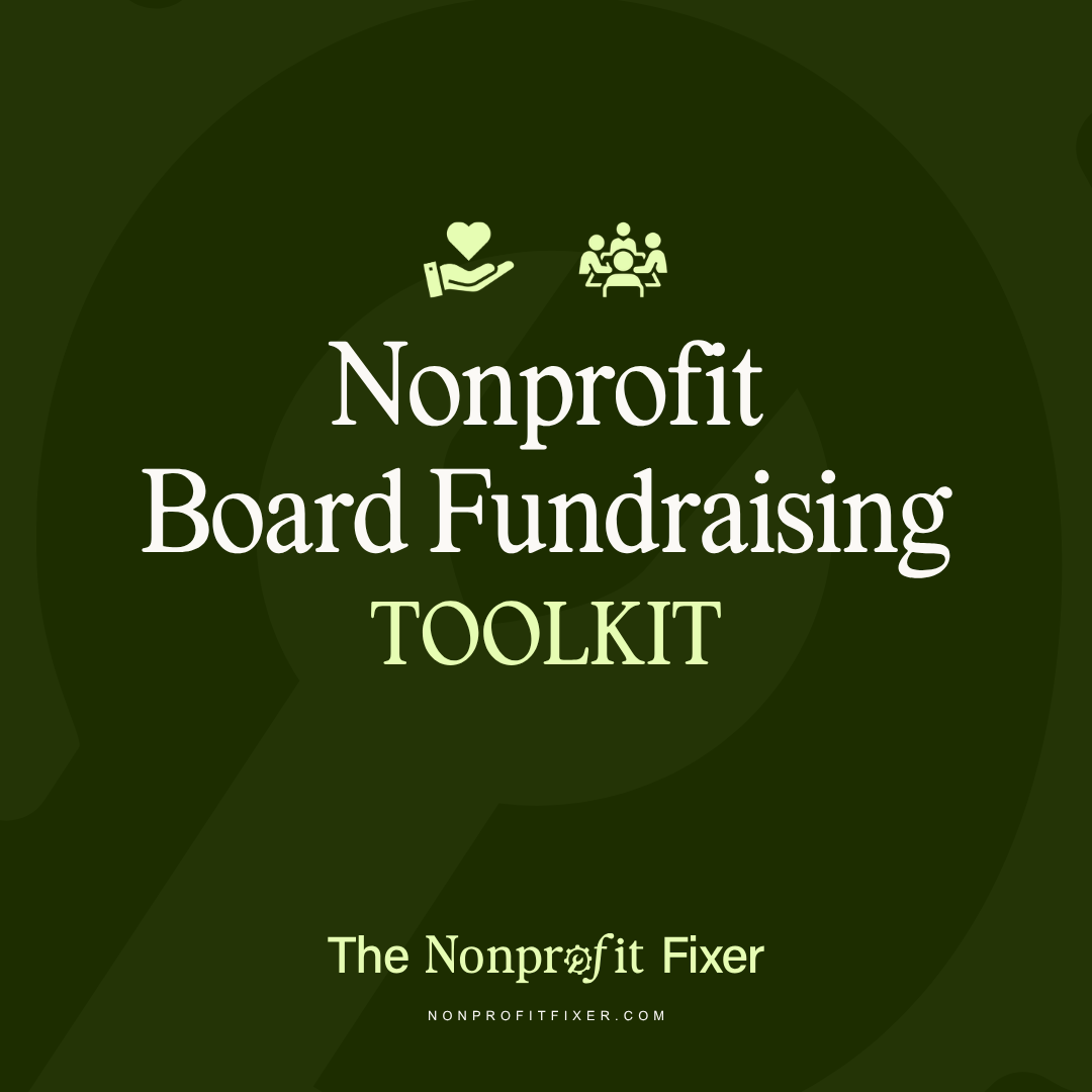 Nonprofit Board Fundraising Toolkit