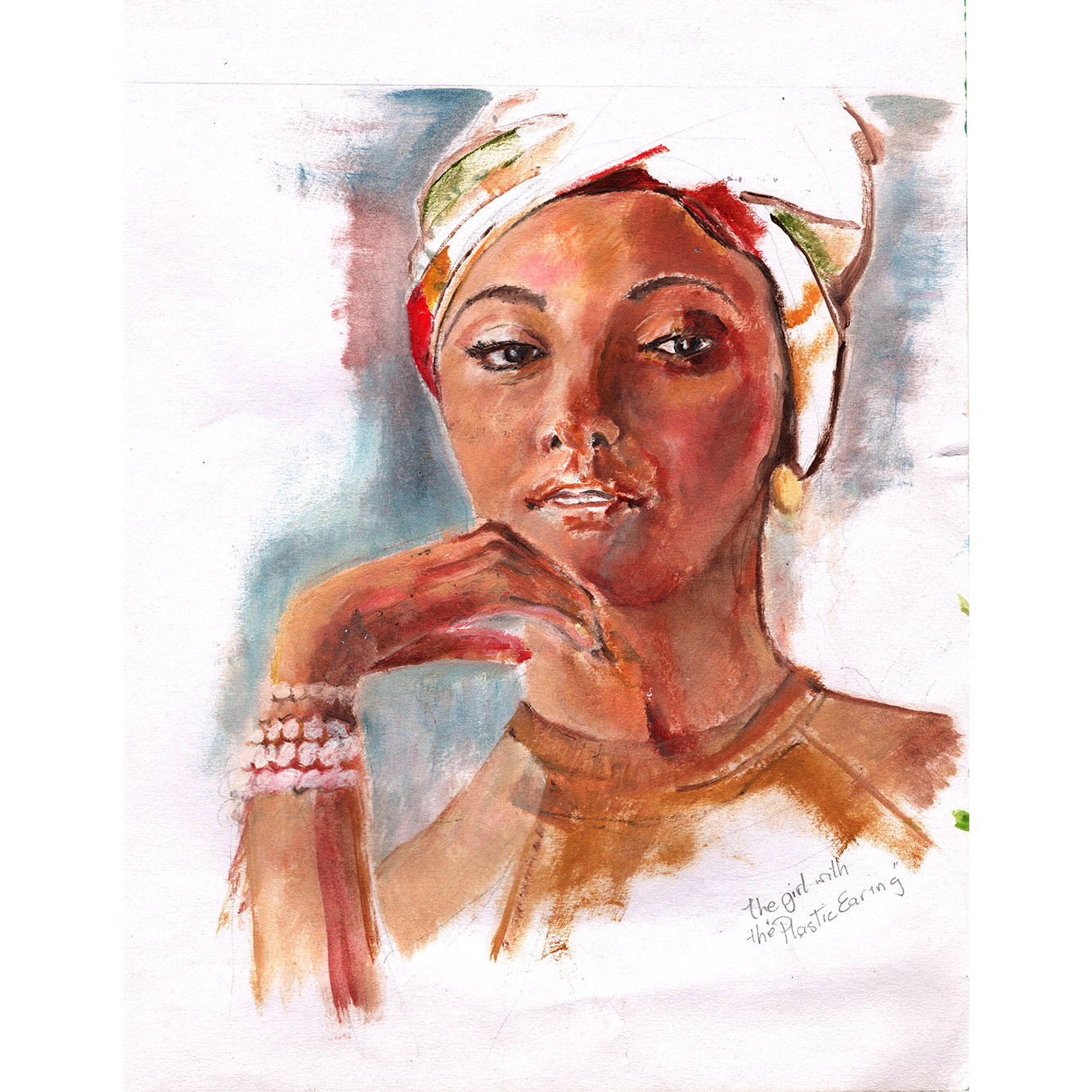 Girl with the Plastic Earring