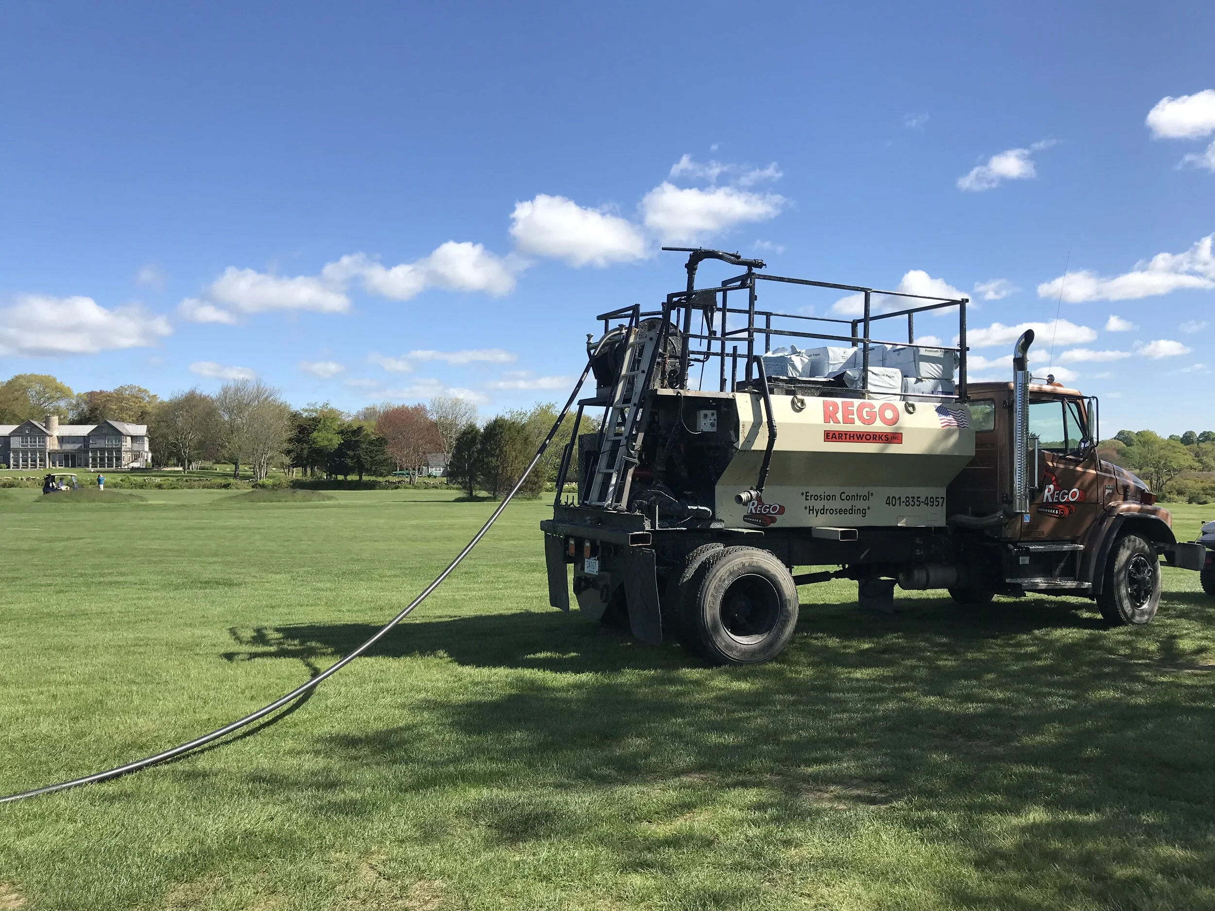 Hydroseeding & Erosion Control — Rego Earthworks Inc.
