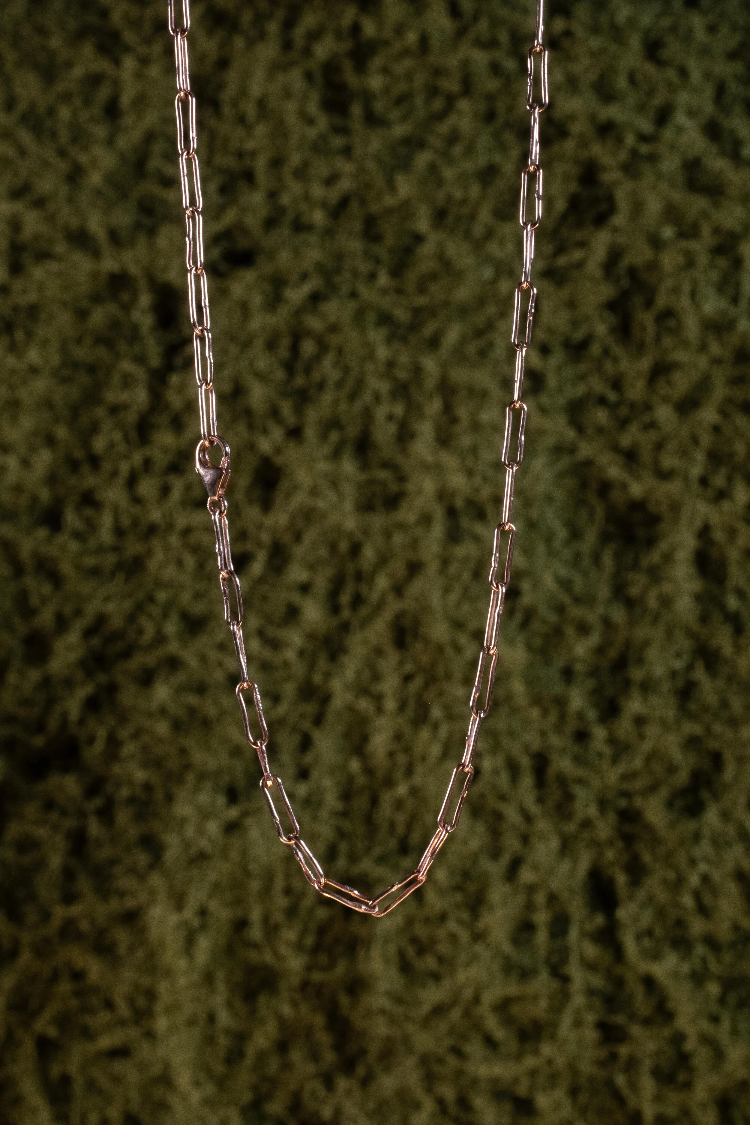 9ct Gold Paperclip Necklace