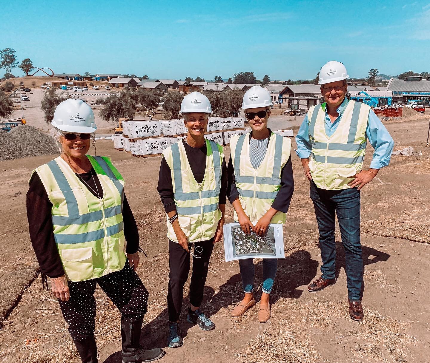 There&rsquo;s just something so exciting about new construction 😍🚧🦺🏗 

Today, the team &amp; I got to tour the soon-to-be Stanly Ranch (an Auberge Resort) conveniently located in Carneros, between the cities of Napa and Sonoma. 

Lots of construc