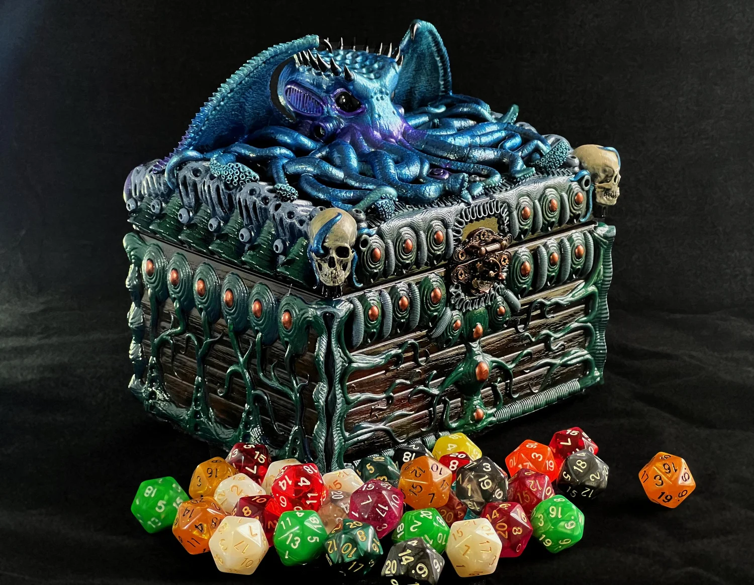 Cthulhu's Dice Box — Art by David Lee Pancake
