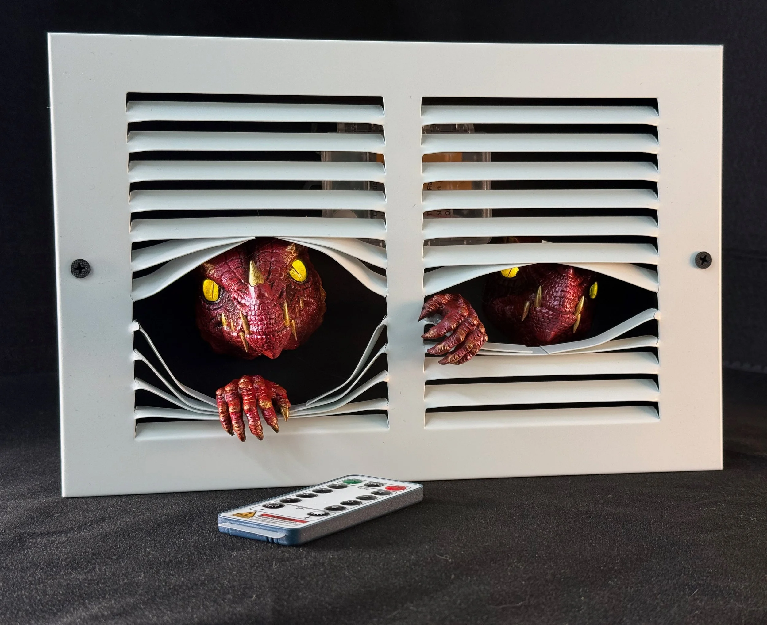 Vent Dragons | Light-Up Dragon Wall Sculpture