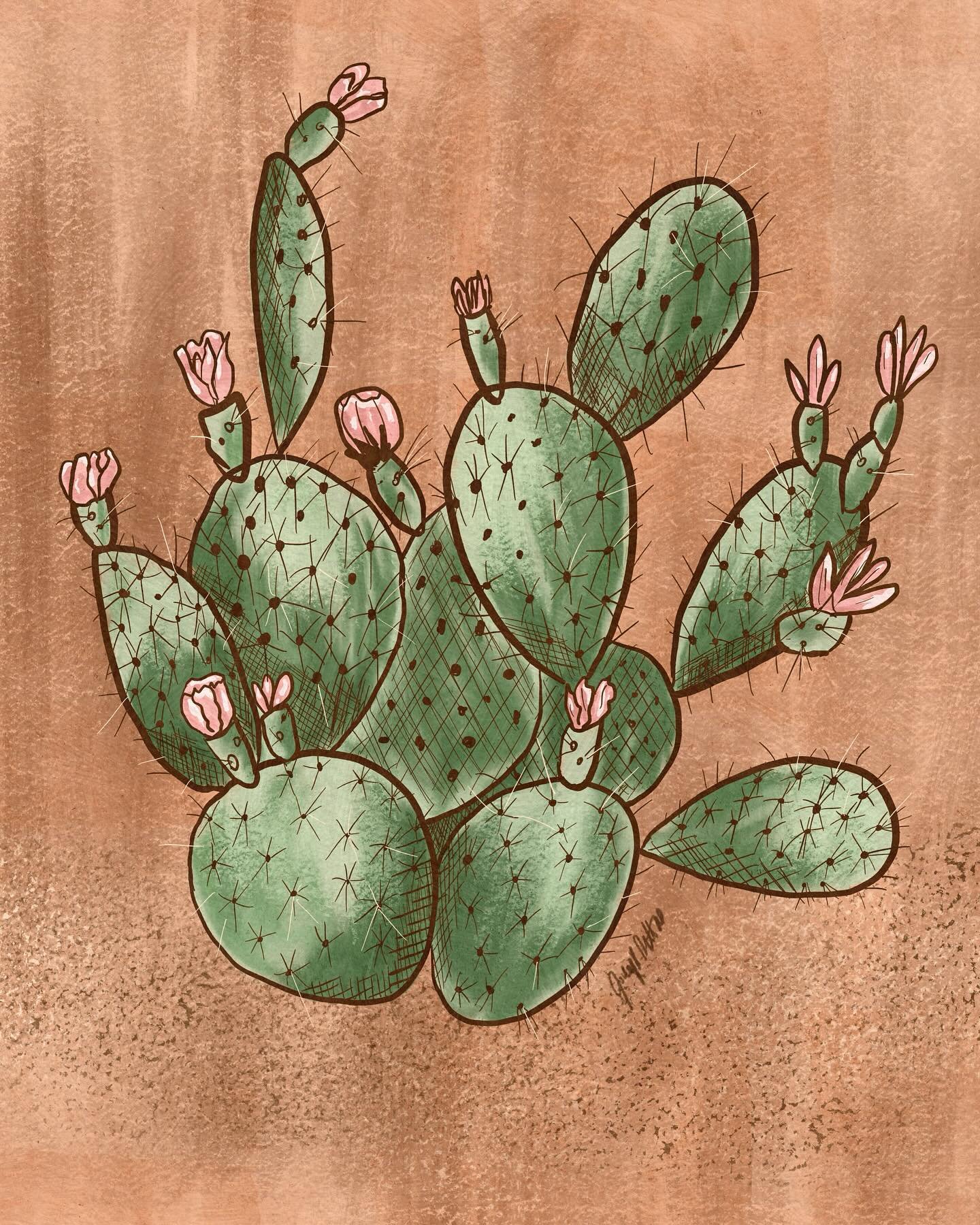 And here&rsquo;s my gouache painting using my new brushes! This was fun! Loving how it turned out.