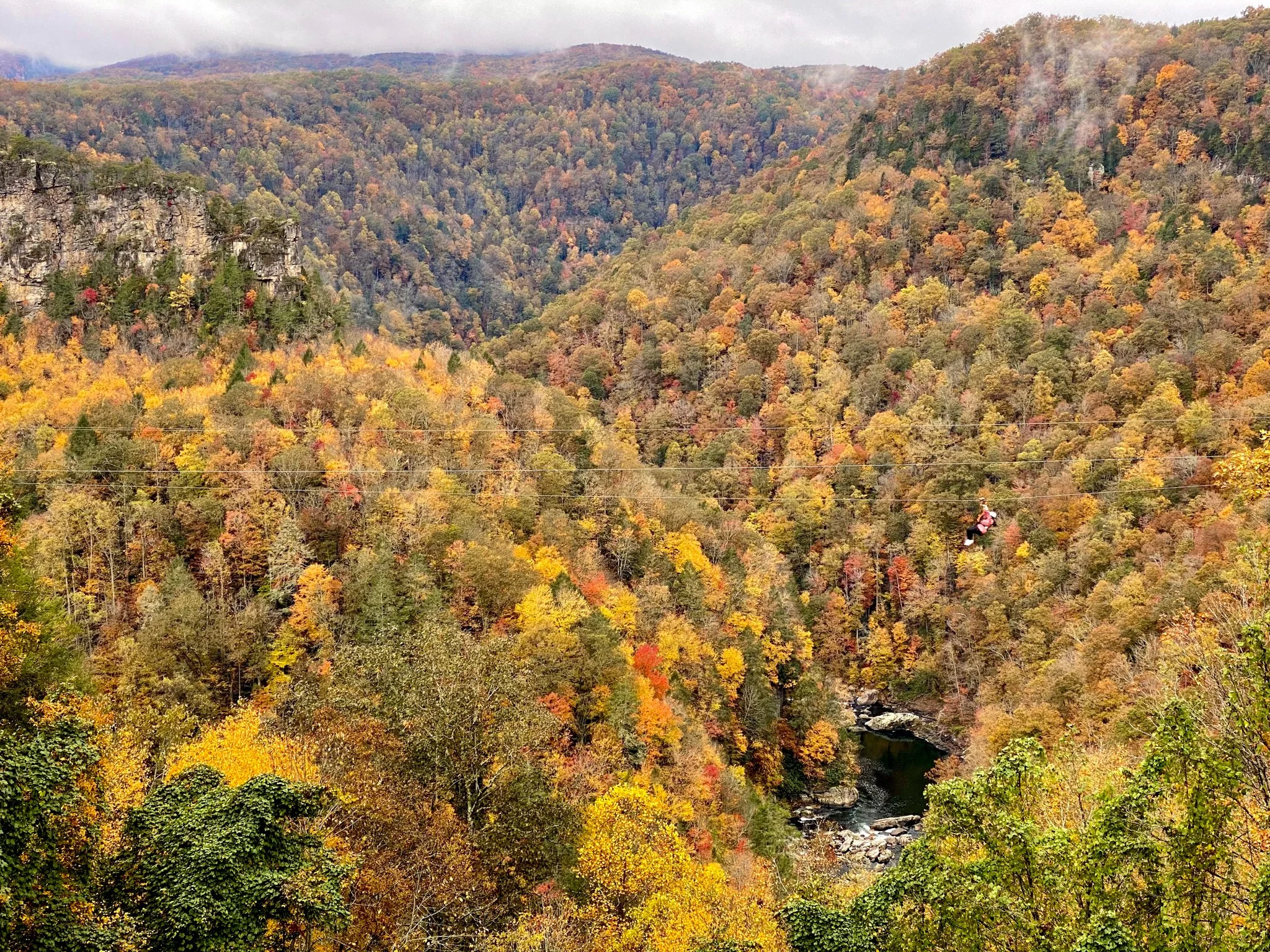Canyon Rim Zip Line — Breaks Interstate Park