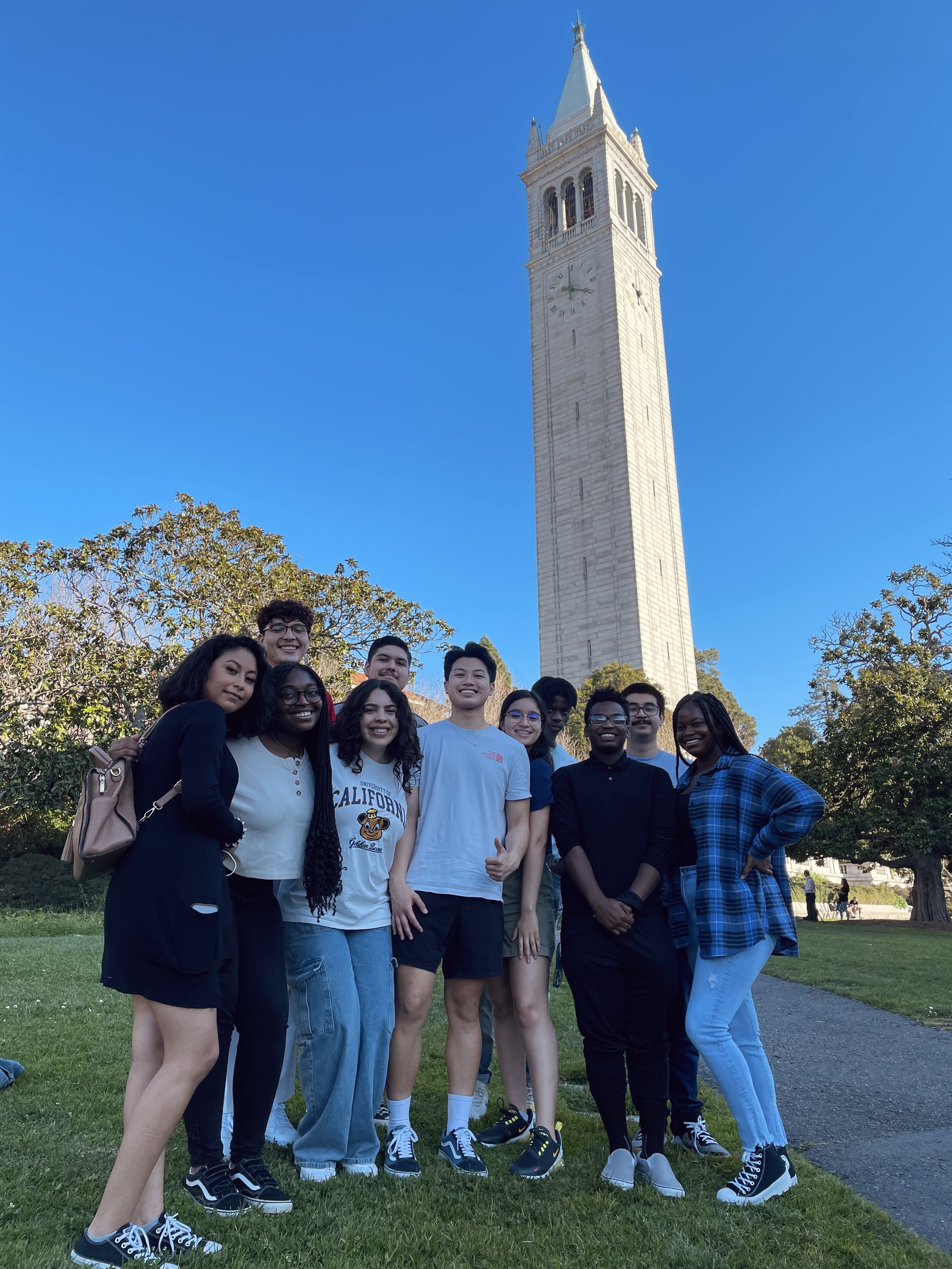Group of college students at UC Berkeley