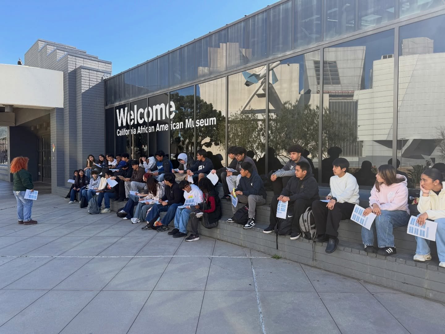 Our Cultural Awareness Pathway at the California African American Museum was a full day of reflection, connection, and growth for our students. 

From interactive exhibit tours to powerful C5 workshops on Social Situations, Cognitive Dissonance, and 