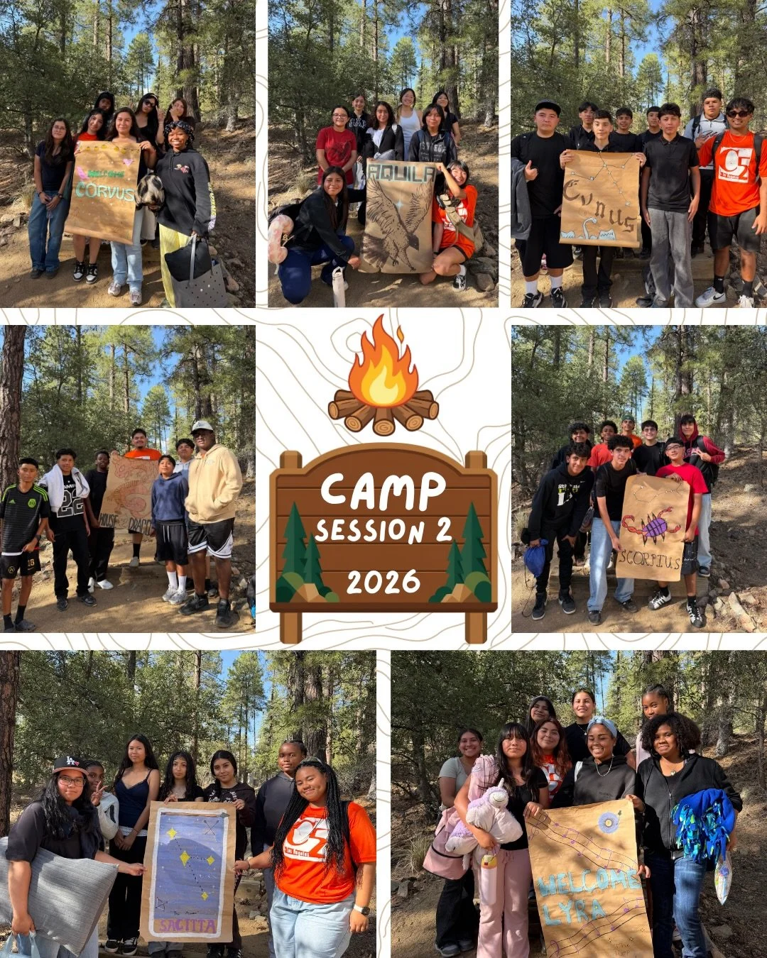 Session 2 has arrived to camp! 🏕️