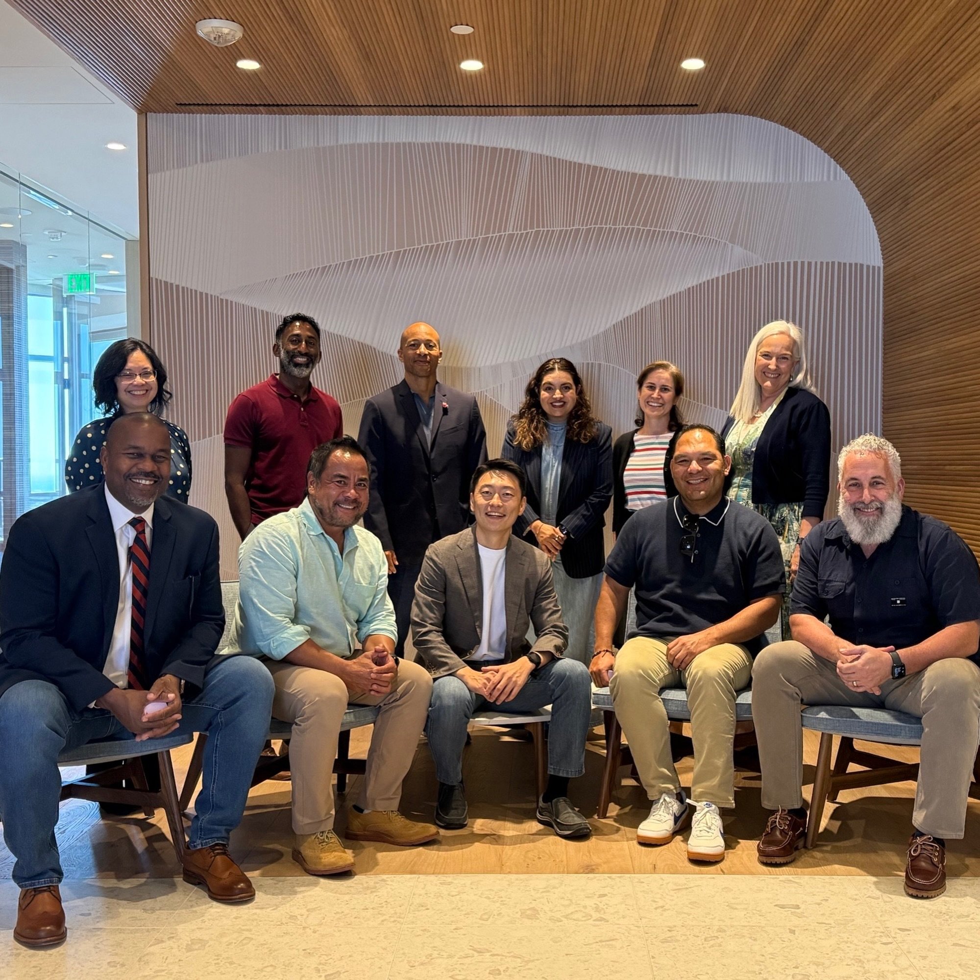 Our Executive Director was grateful to reconnect with fellow Parsons Foundation Stanford Fellows, Thomas Lee, CEO of First Place for Youth (@firstplaceforyouth), Jesse Lee, Co-Founder and Executive Director at Street Company (@streetcompany4), Efrain