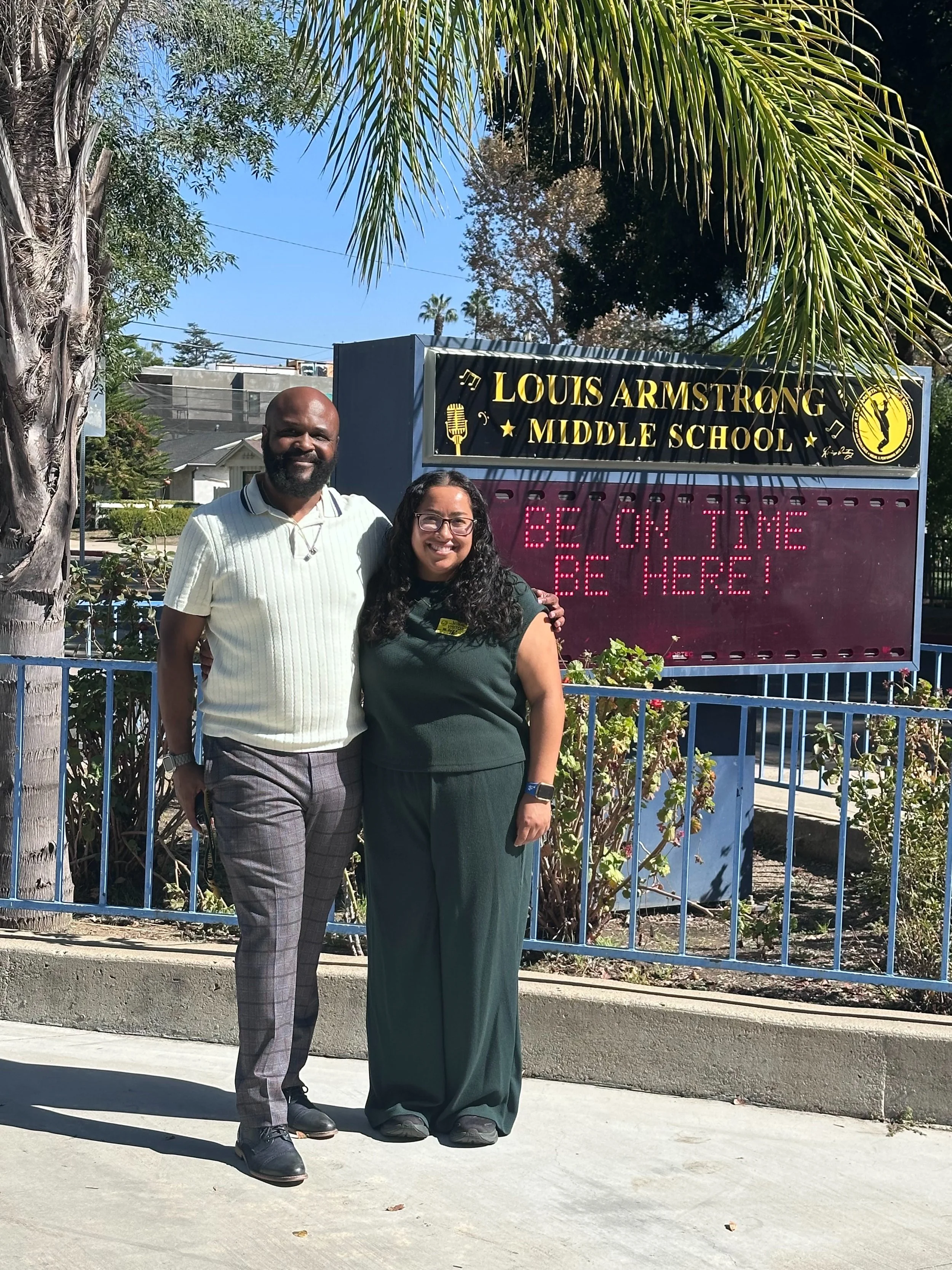 Our COO Jessica recently stepped into the role of &ldquo;Principal for a Day&rdquo; at Louis Armstrong Middle School with LAUSD (@laschools).

&lsquo;Principal&rsquo; Valdez connected with school leaders and saw firsthand the work happening to suppor