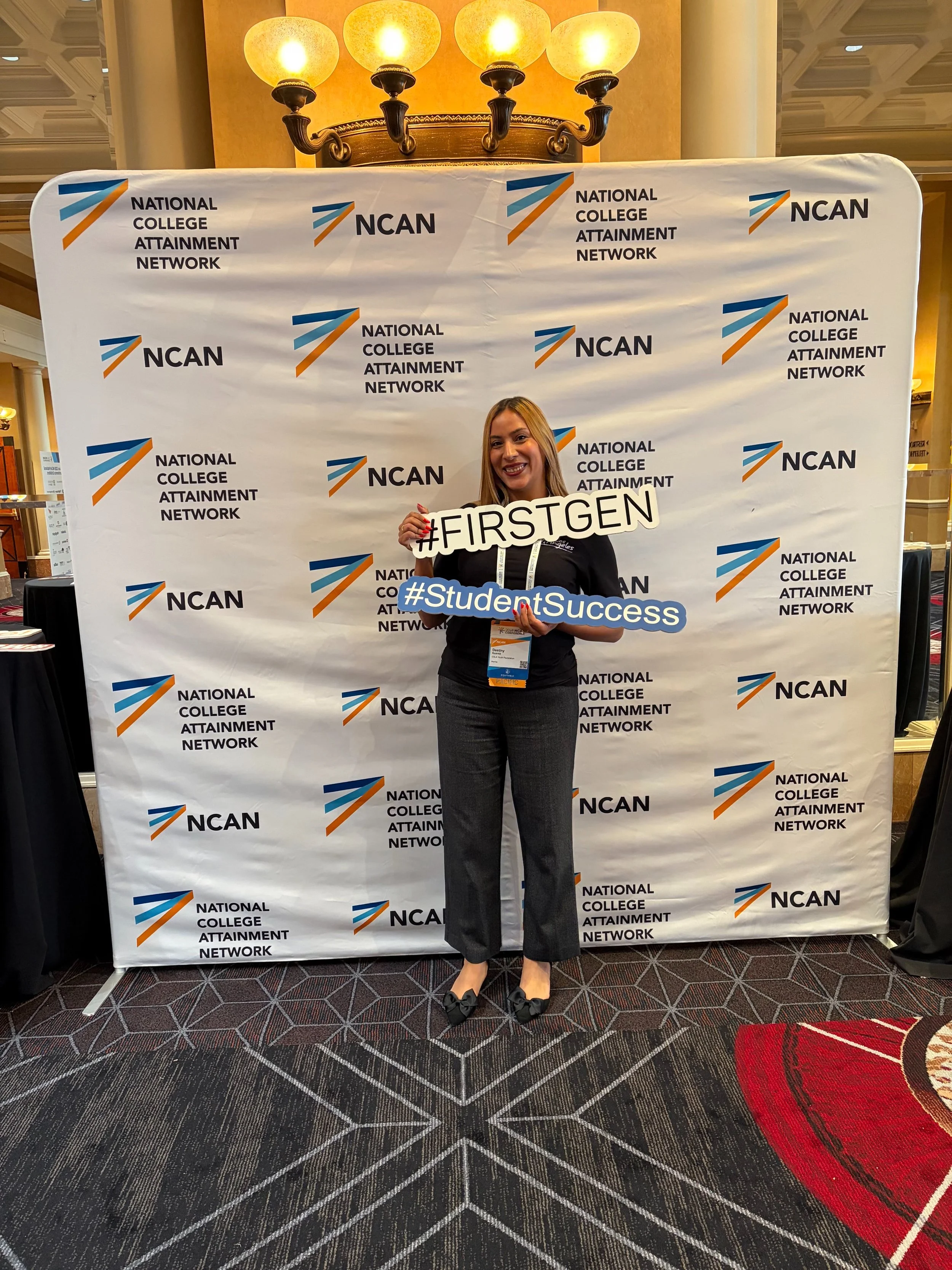 Our staff recently attended the National College Attainment Network (@ncanetwork_ ) Conference, connecting with other professionals and learning new ways to support students on their path to college and beyond!

Conferences like these allow us to bri
