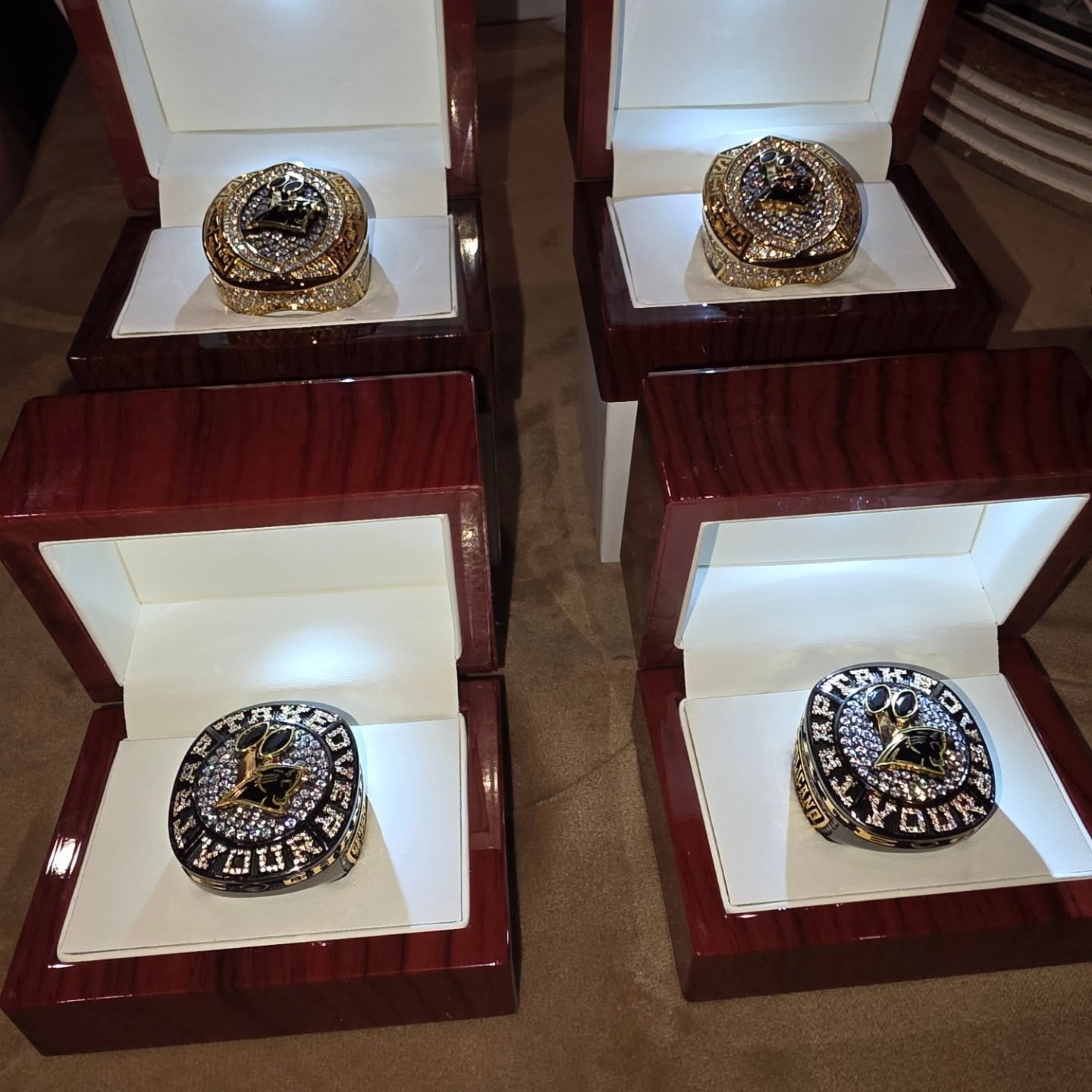 Back to Back State Championships. Congratulations James and Johnny and the Cedar Grove Football Team!
Panther Pride!!