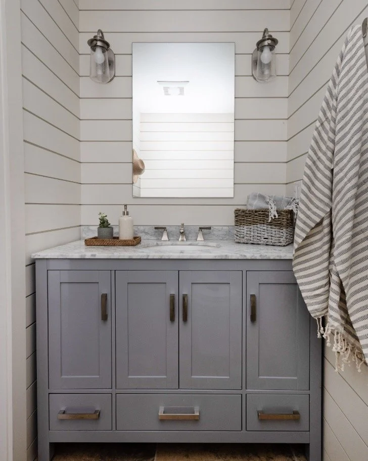 The poolhouse project is complete with a powder room that keeps the pool fun outside and not tracked through the main house. 

For more on this project and others visit PolicanoConstructionGroup.com

Project | Russell Terrace
Contractor | @policano_c