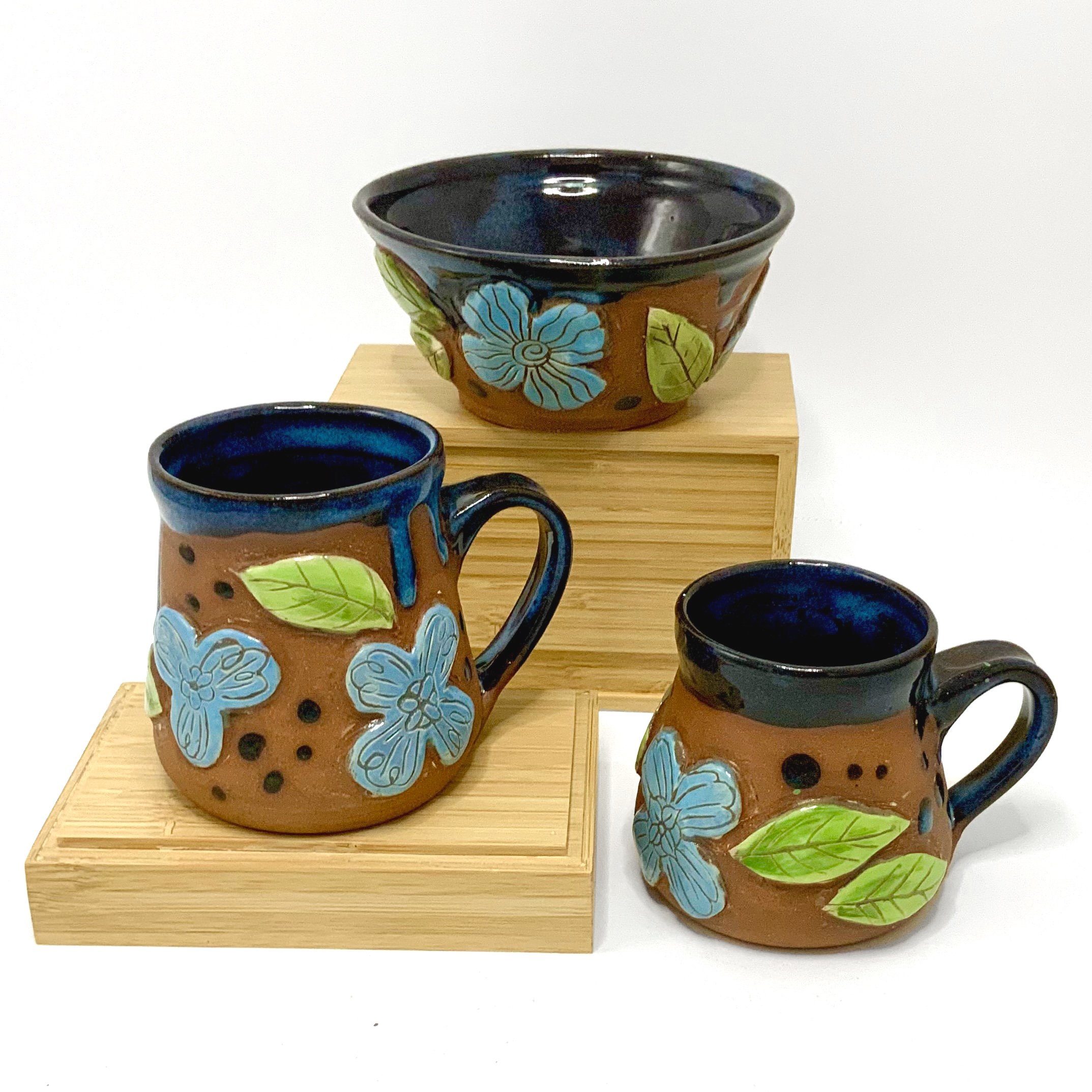 Garden Collection! Dish-ware inspired by the feeling of being in a garden, surrounded by earth and blooming flowers. 