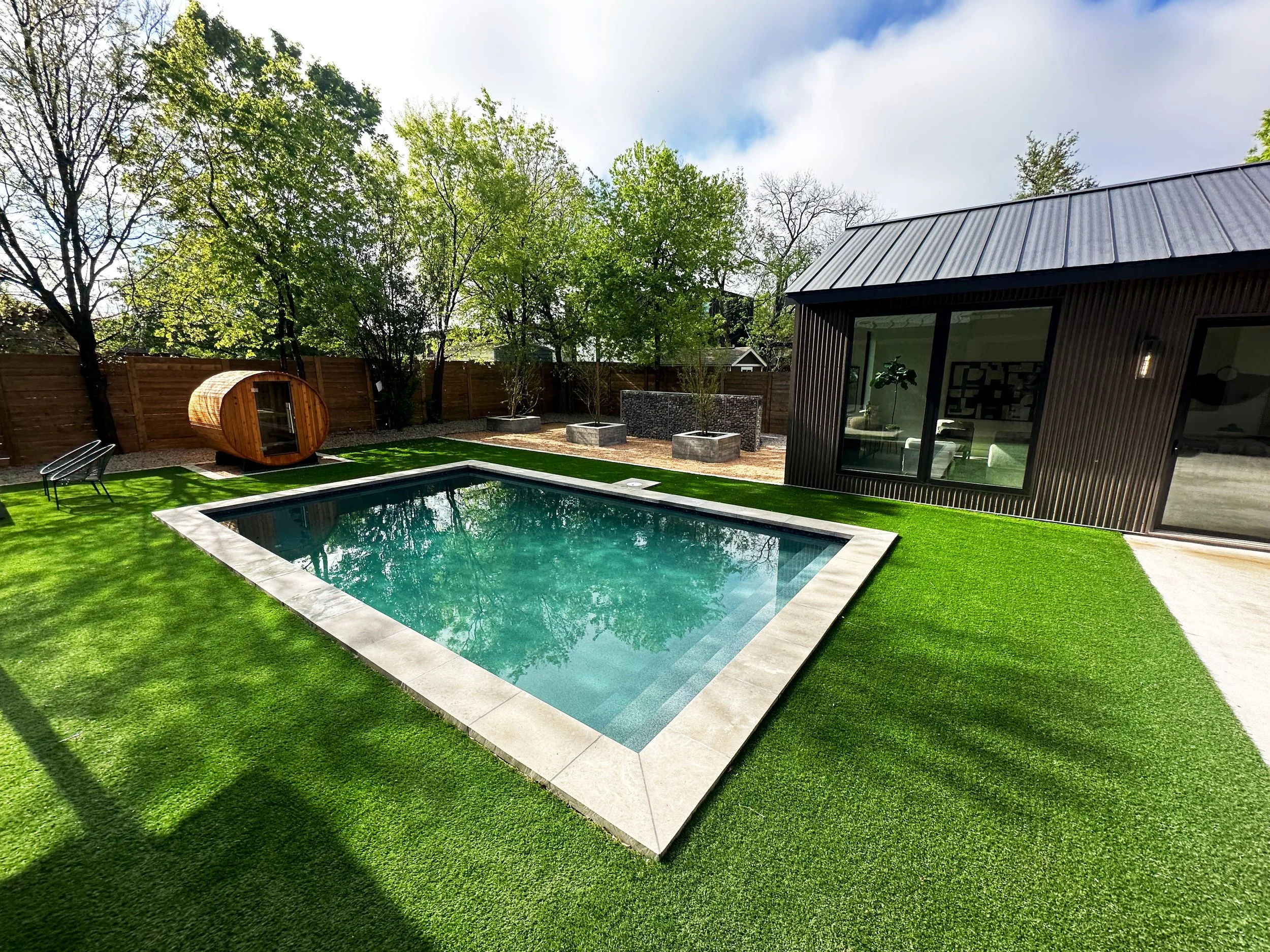 Simple pool design that keeps construction costs budget-friendly