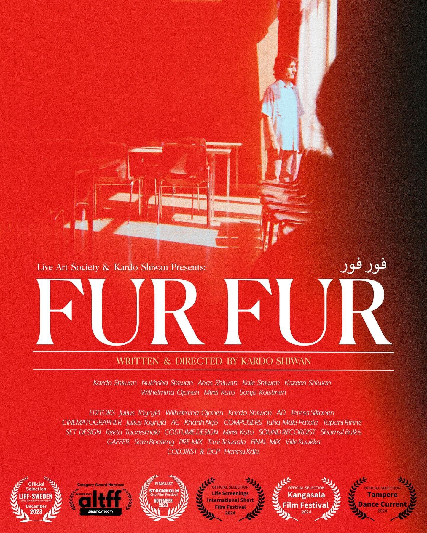 Check out this gorgeous poster by @juliustoyryla created for FUR FUR short film by @ckkardo &amp; team ❤️

This week is exciting, as FUR FUR short film will have its national premiere on the big screen at @kangasala_film_festival as part of the festi