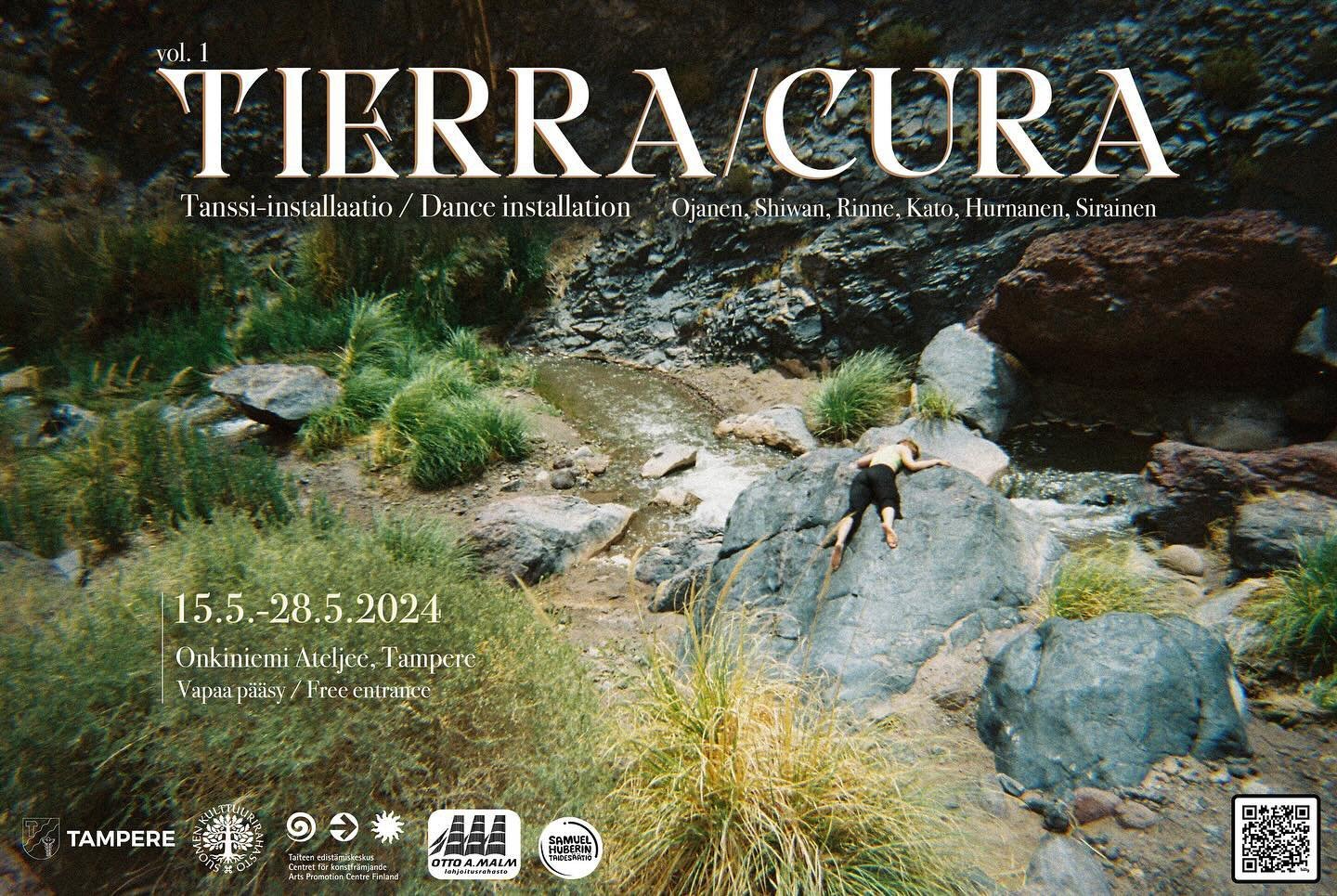 Welcome to the work-in-process exhibition of TIERRA/CURA (vol. I) from 15.5.-28.5.2024 at @onkiniemiateljee 💚 
TIERRA/CURA (eng. soil/care) is a dance installation about the body&rsquo;s relationship with soil and care. In the dance installation, va