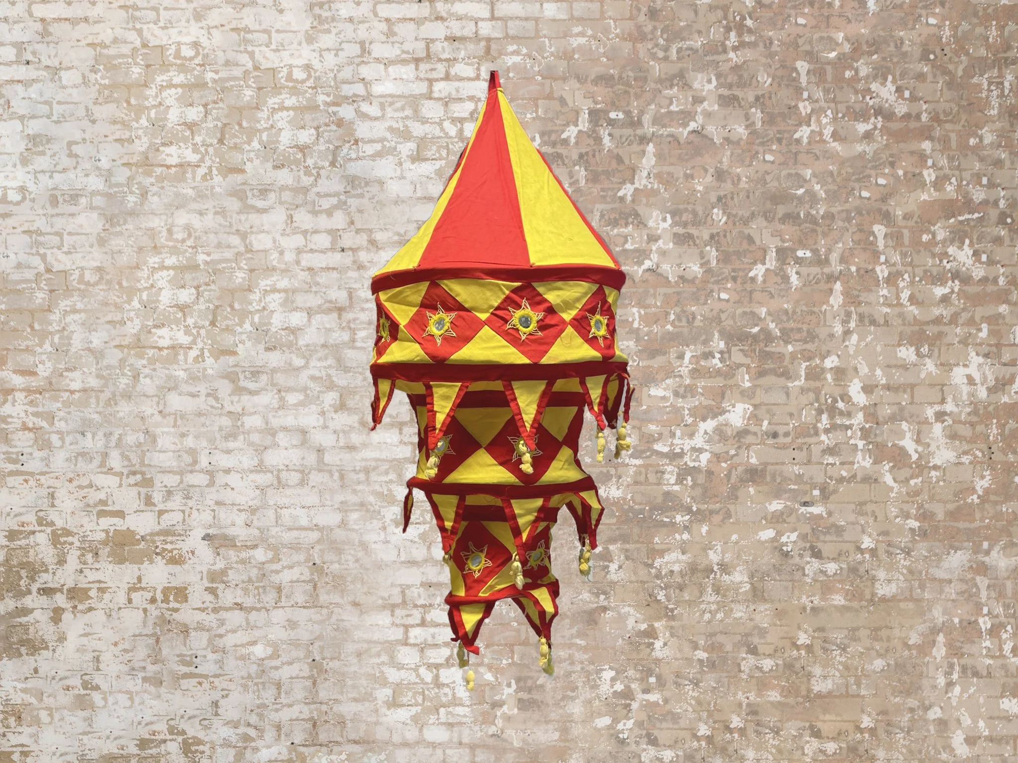 25 x FABRIC LANTERNS VARIOUS SIZES