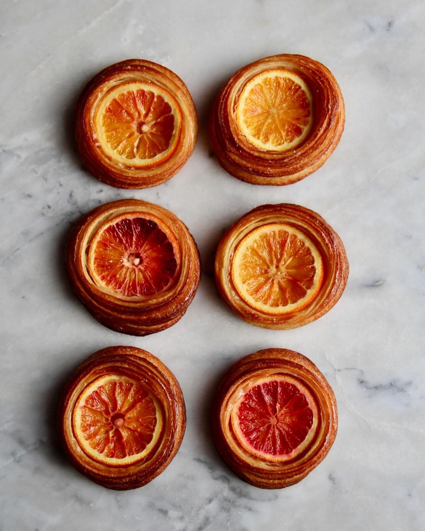 What a joy to make seasonal products, especially after a cold winter.

We made a wonderful sweet, slightly bitter marmalade from organic oranges. We use it also as a base for our Orange Pastry. 
Expect a crispy laminated dough, to which we combine th