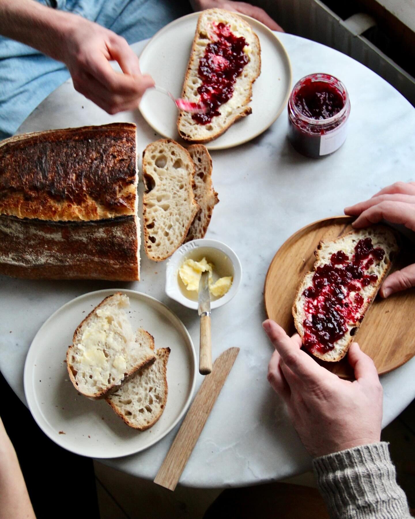 For the final Christmas week, we created a new bread, White Christmas Loaf. It&rsquo;s a super soft and light bread with an airy crumb and wonderfully thin crust.

We also made a batch of jam with locally sourced lingonberries.

See you on Friday for