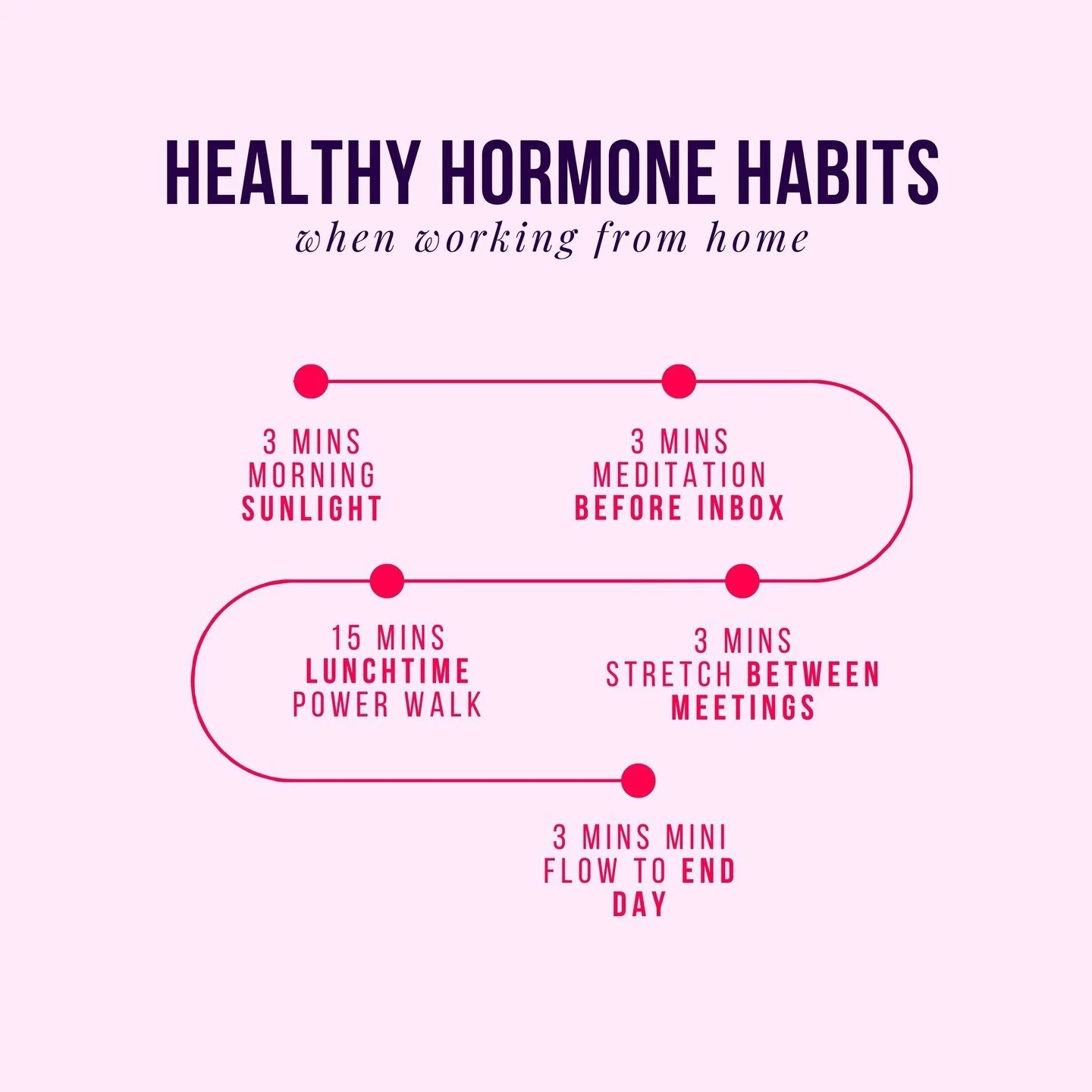 If you're feeling a little sedentary when working from home why not try these simple mini moments of movement.

I've picked the moments in the day that are so easy to remember you won't find it hard to embed these habits into your workday.

Just aim 